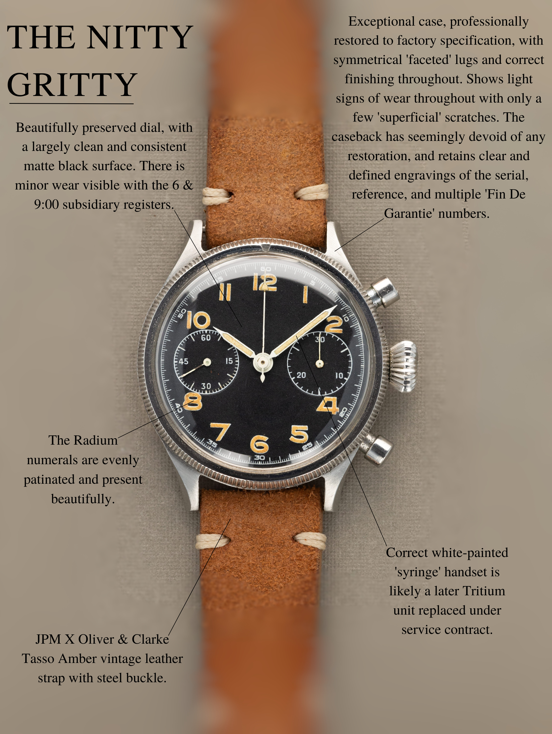 Breguet Type XX Flyback Chronograph - 'Sterile' Dial Military Issued