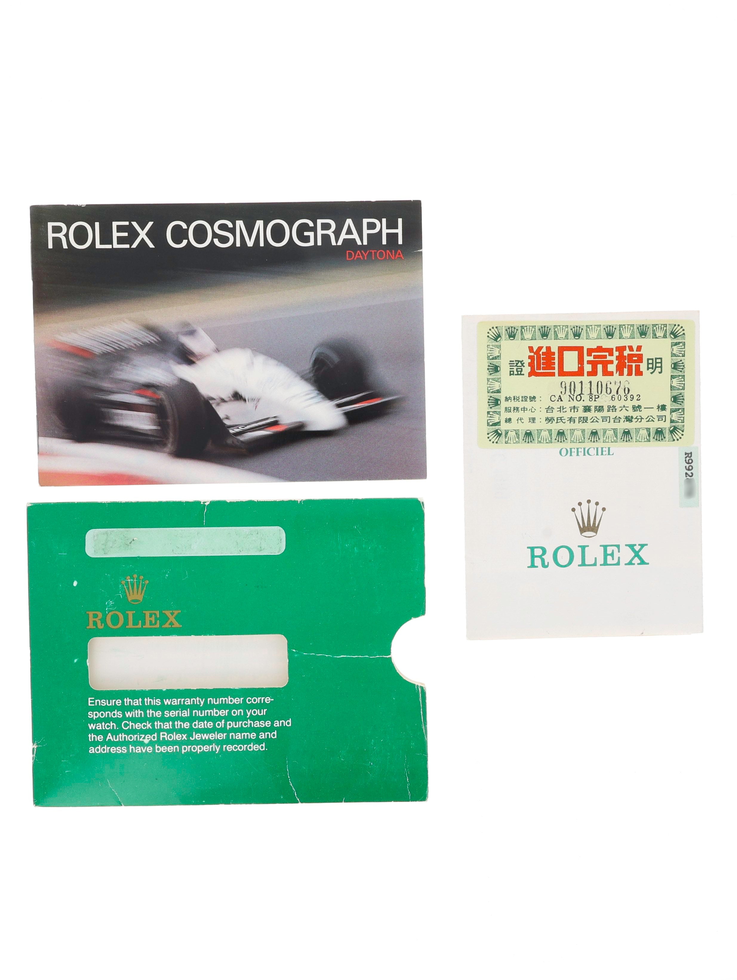 Rolex Daytona Ref. 16520 Floating Porcelain LNOS Full Set