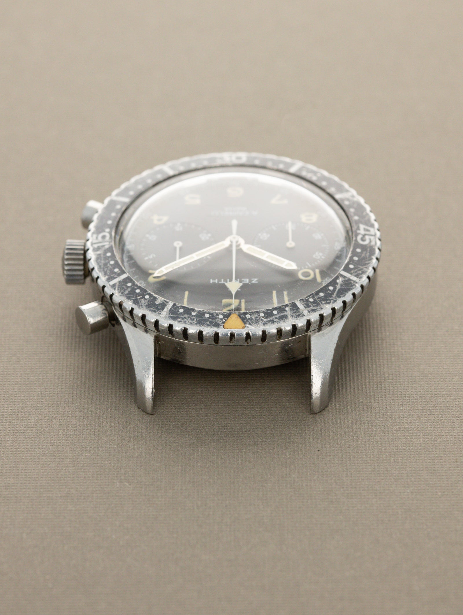Zenith Chronomaster Ref. CP-2 'Italian Air Force' - Black 'A. Cairelli' Dial w/ Extras