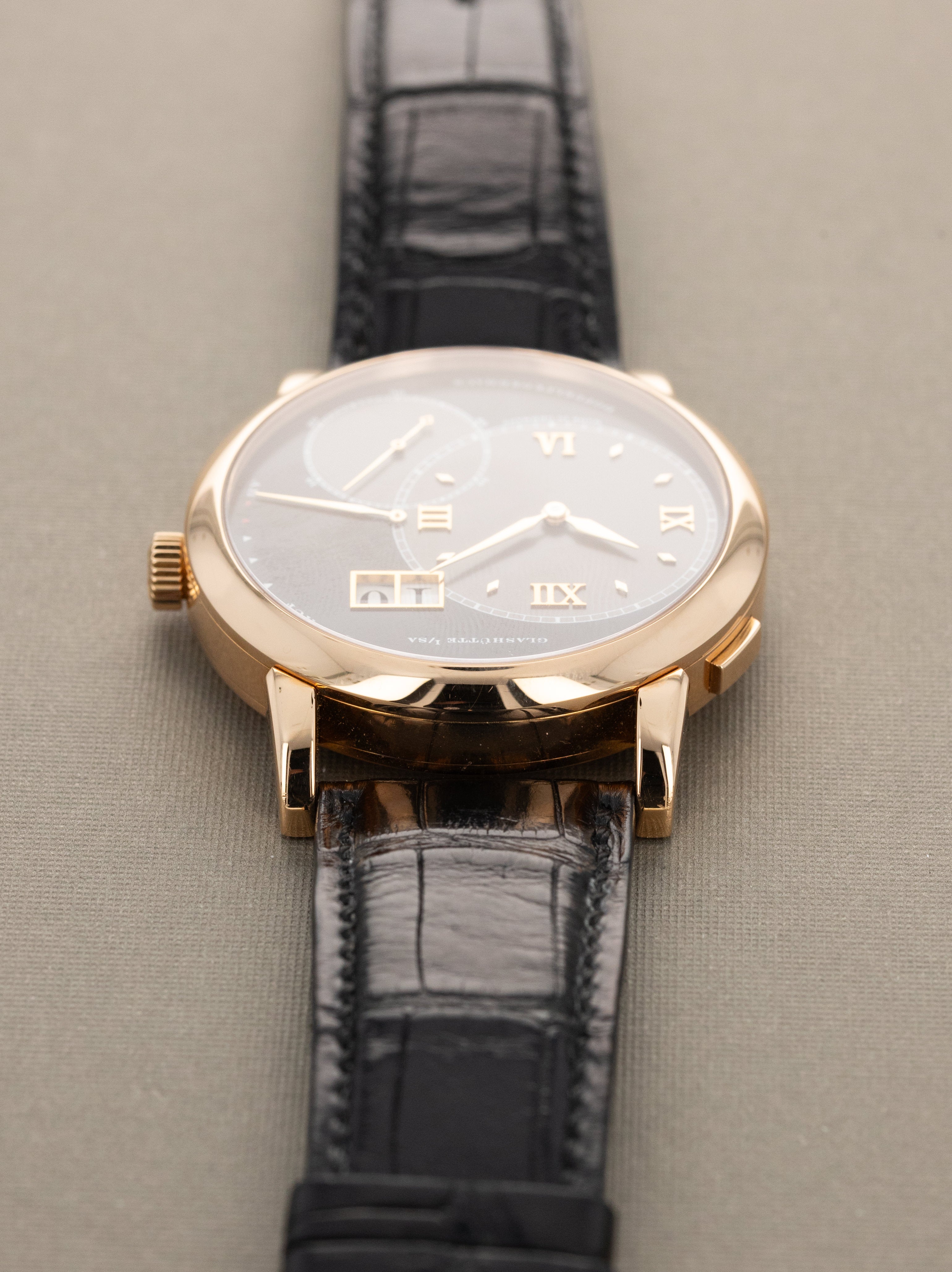 A. Lange & Söhne Grande Lange 1 Ref. 115.021 - Multi-Tone Grey & Black Dial