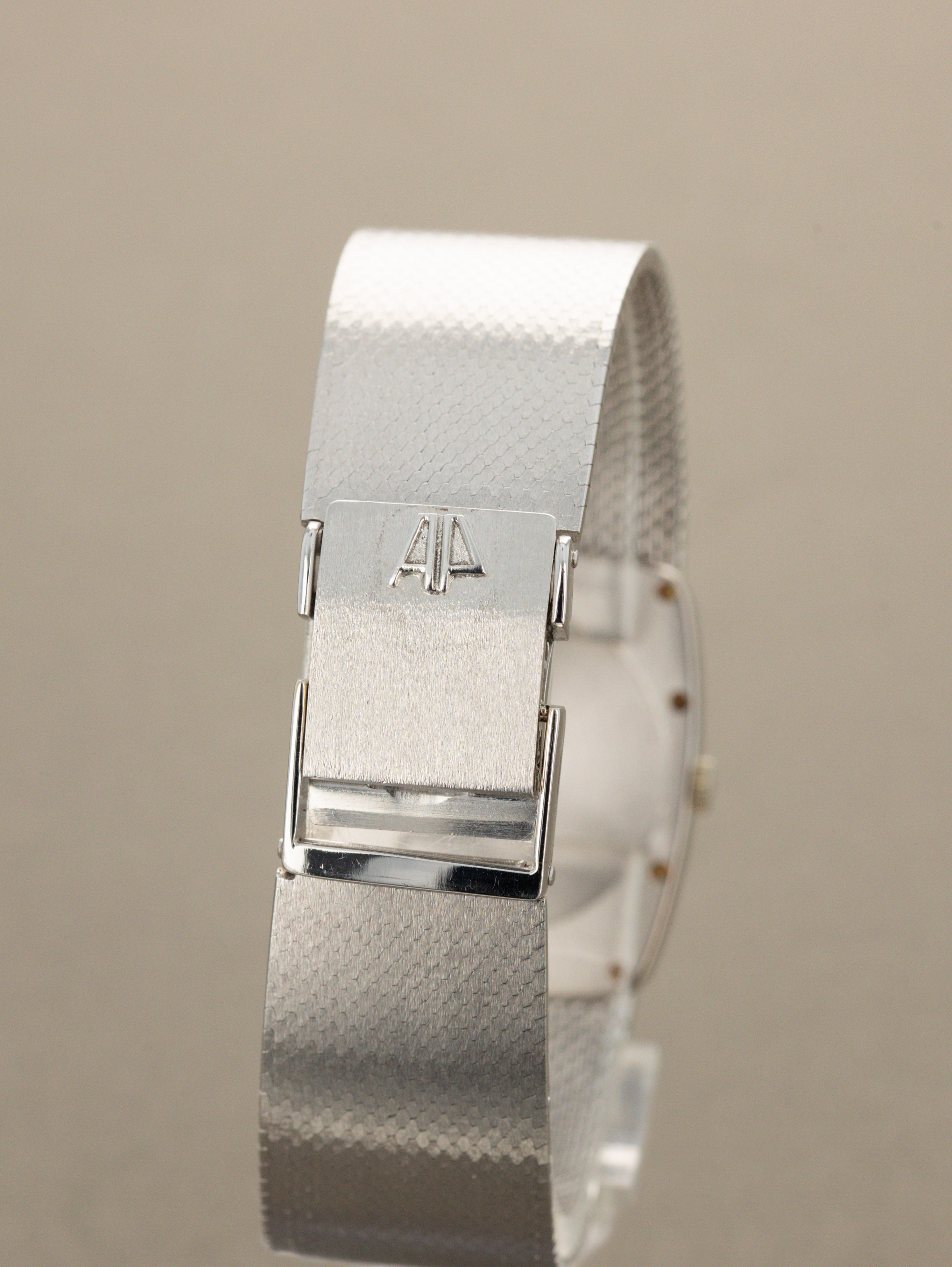 Audemars Piguet White Gold Dress Watch - White Gold 'Woven' Dial w/ 'Sodalite' Indices
