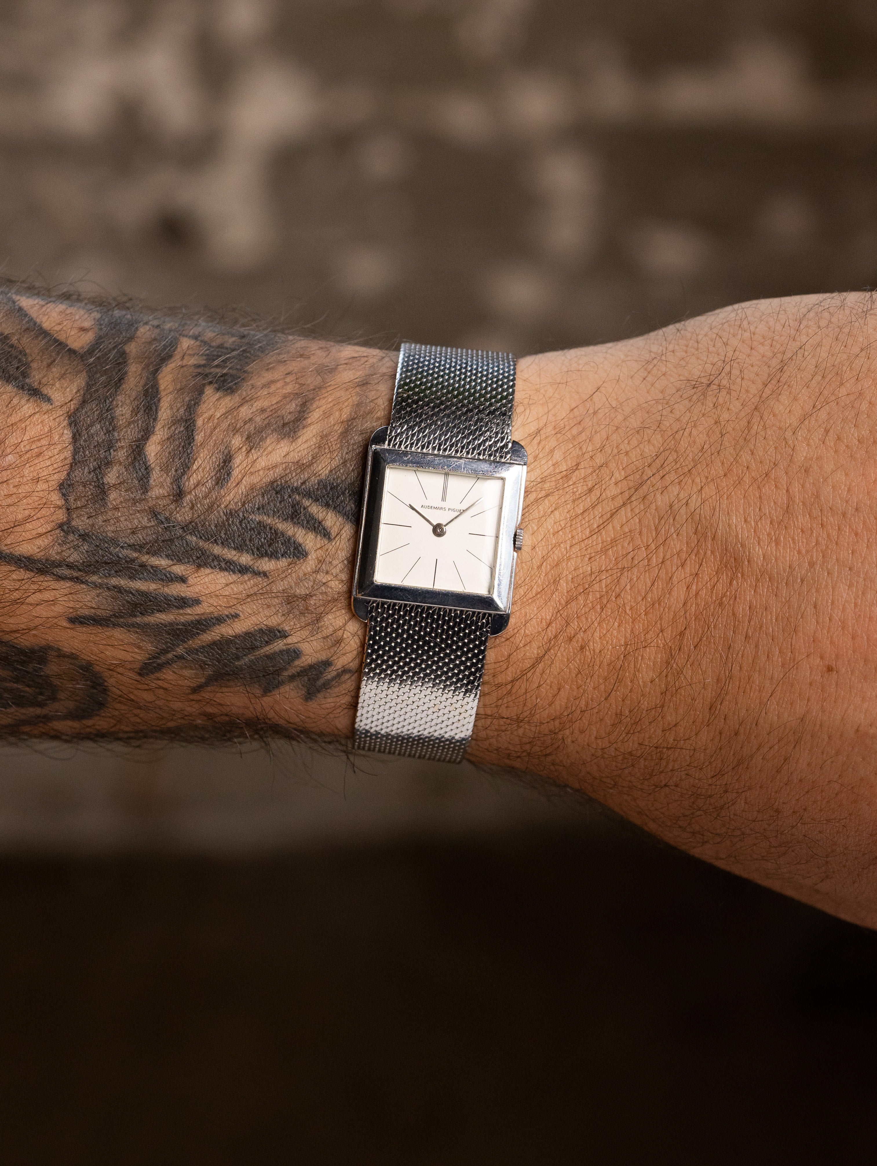 Audemars Piguet Platinum 'Tank' - Circa 1950s