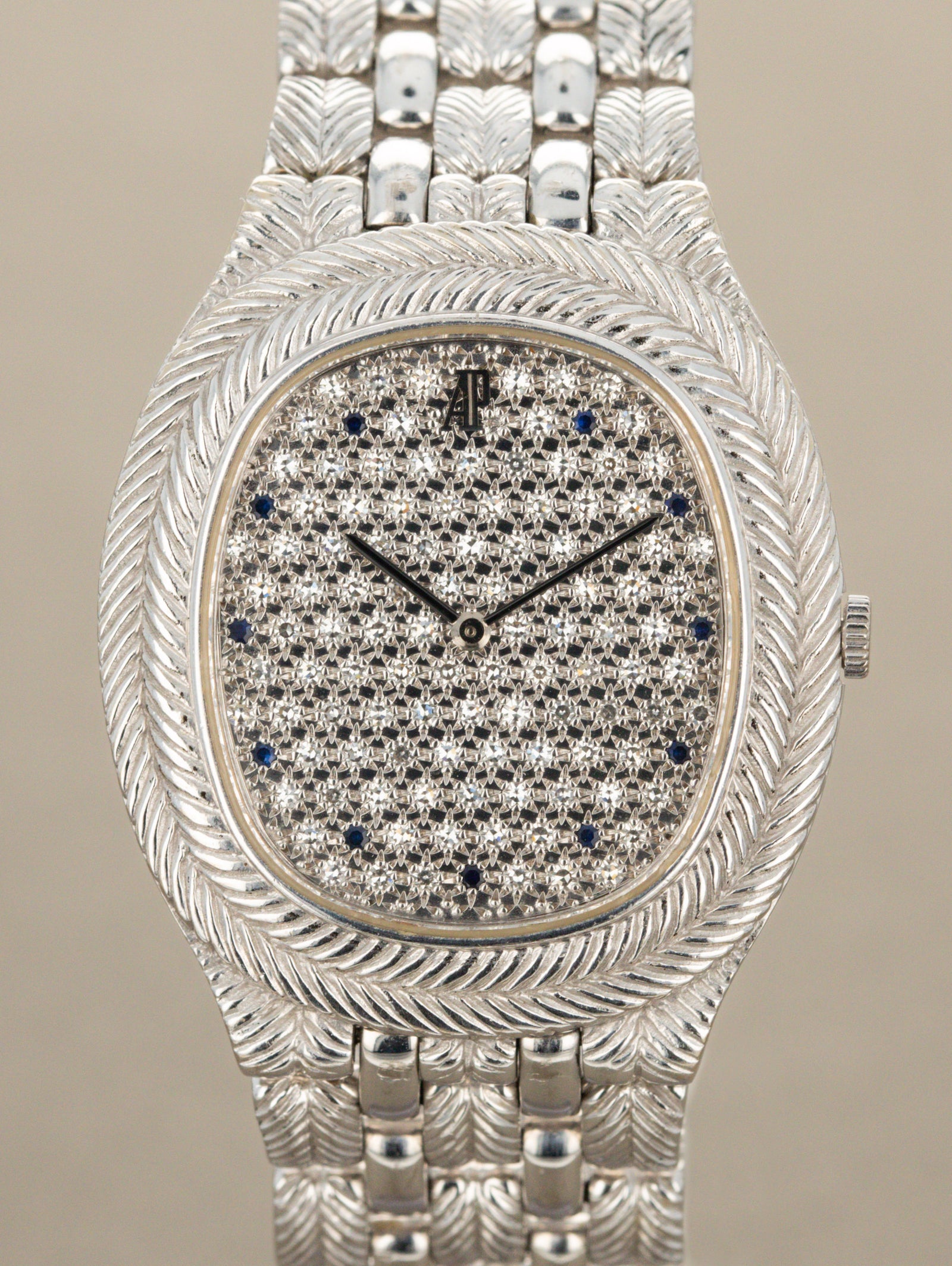 Audemars Piguet White Gold 'Ellipse' Dress Watch - 'Feather' Unpolished