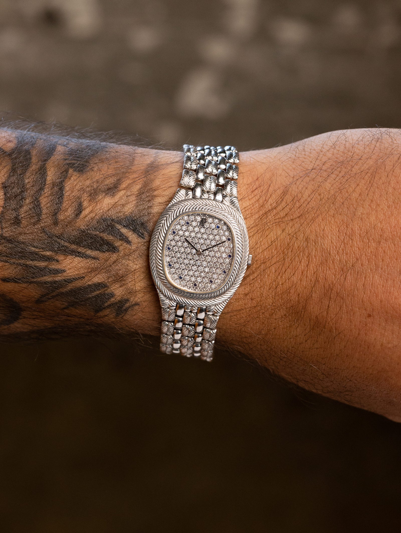 Audemars Piguet White Gold 'Ellipse' Dress Watch - 'Feather' Unpolished