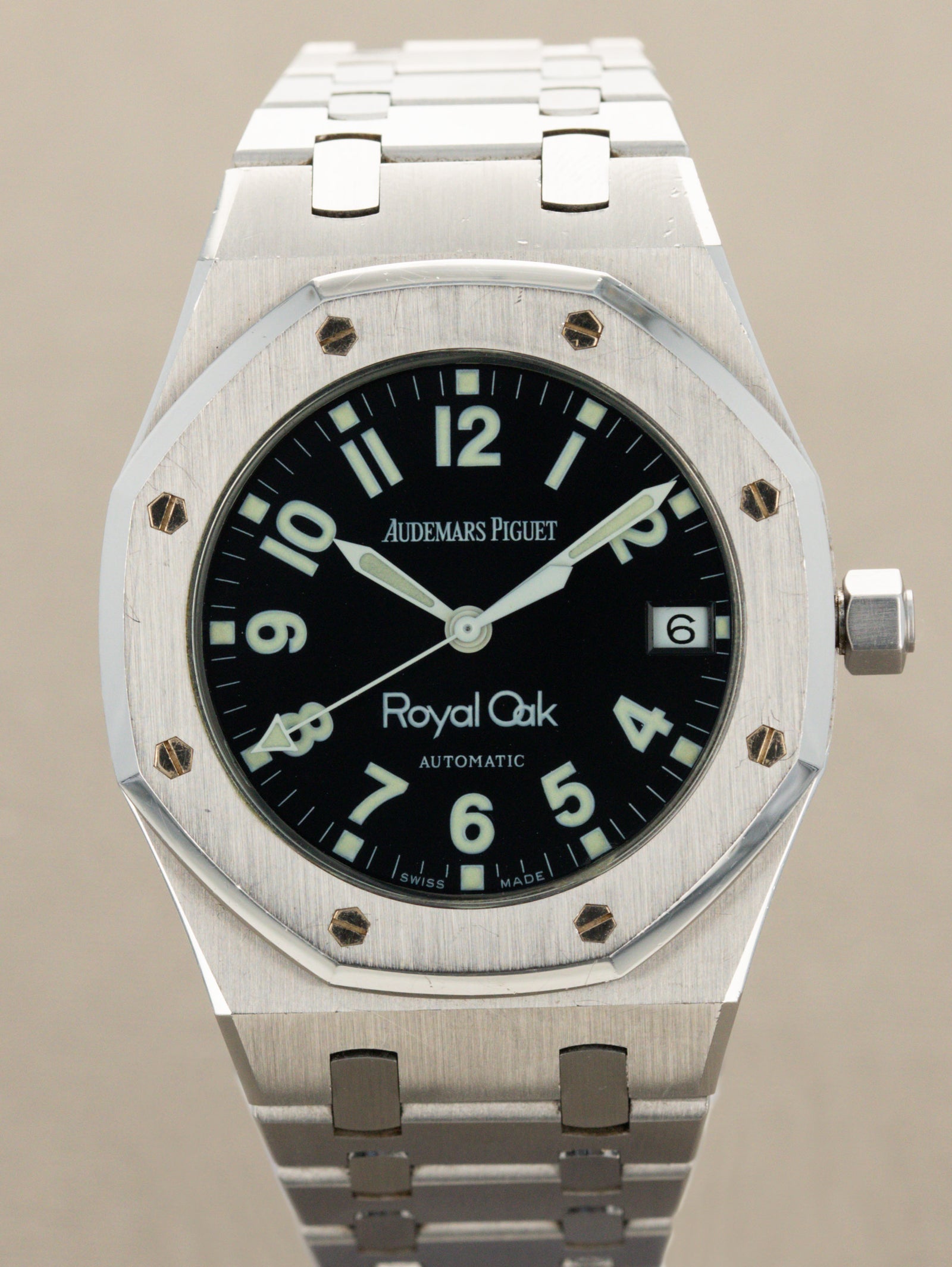 Audemars Piguet Royal Oak Ref. 14790ST - Gloss Black 'Military' Dial Unpolished