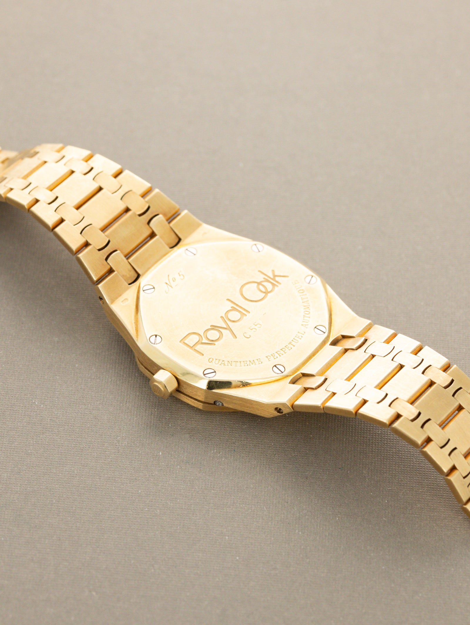 Audemars Piguet Royal Oak Perpetual Calendar Ref. 25654BA - Satin Champagne Dial Full Set