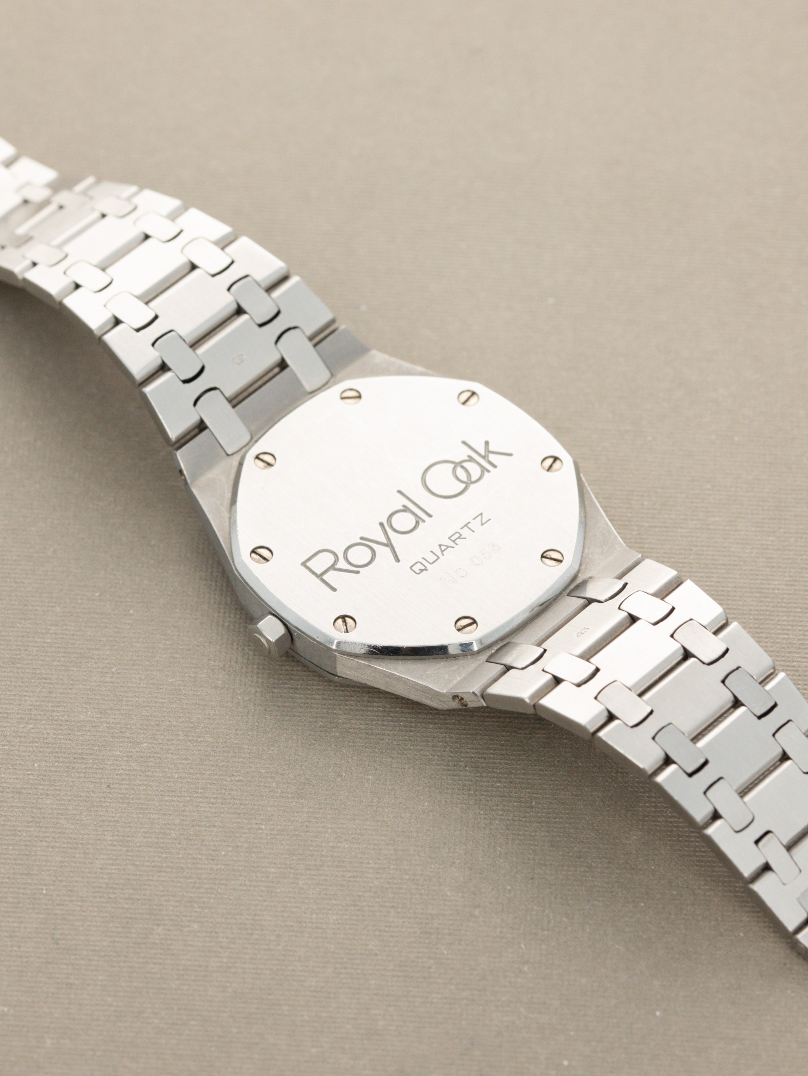 Audemars Piguet Royal Oak Ref. 56023ST - 'Jumbo Quartz' w/ 'Tropical' Dial Unpolished