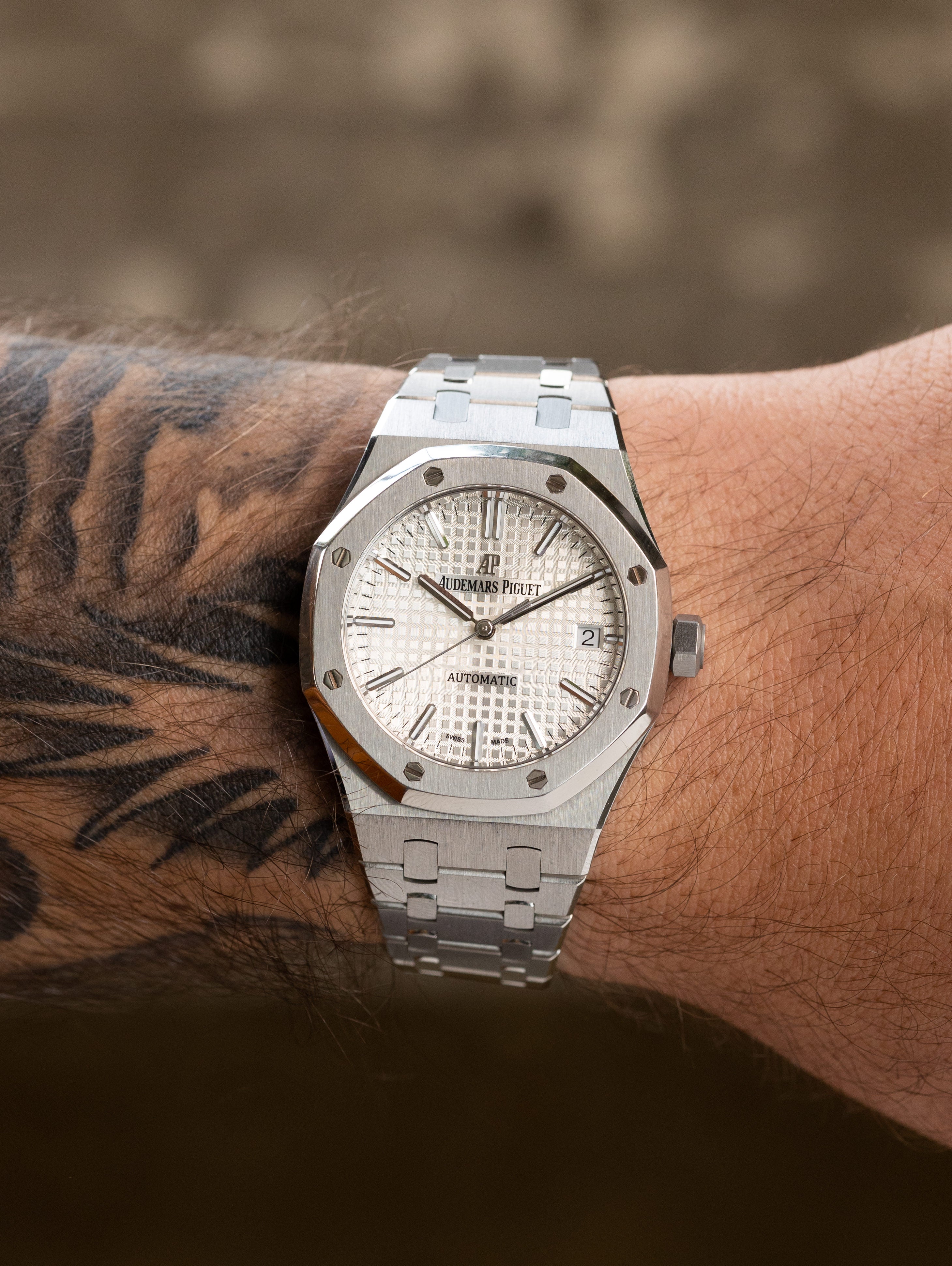 Audemars Piguet Royal Oak Ref. 15450ST - 'Midsize' Full Set