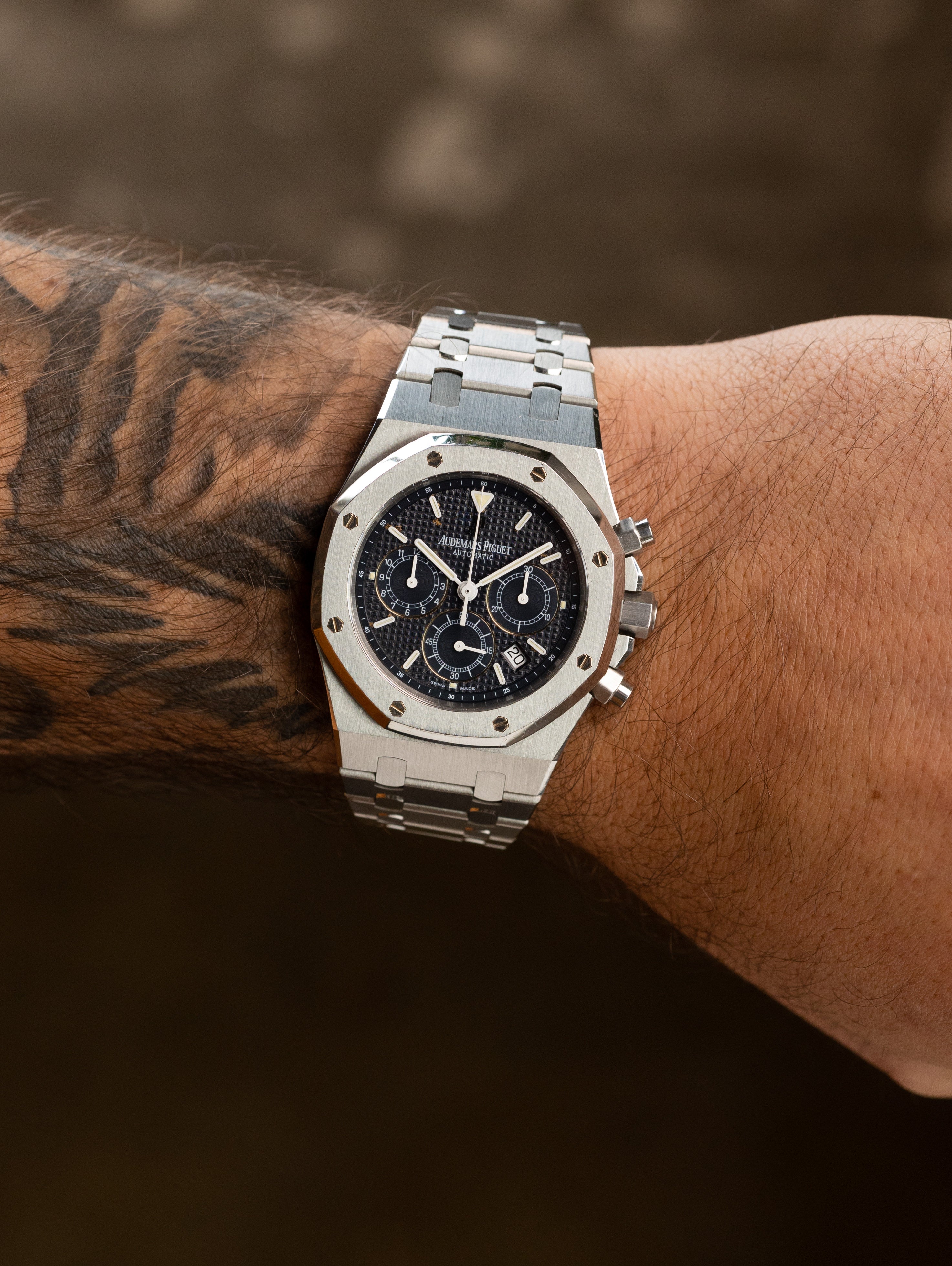 Audemars Piguet Royal Oak Chronograph Ref. 25860ST - 'Kasparov' Unpolished W/ Box & Papers