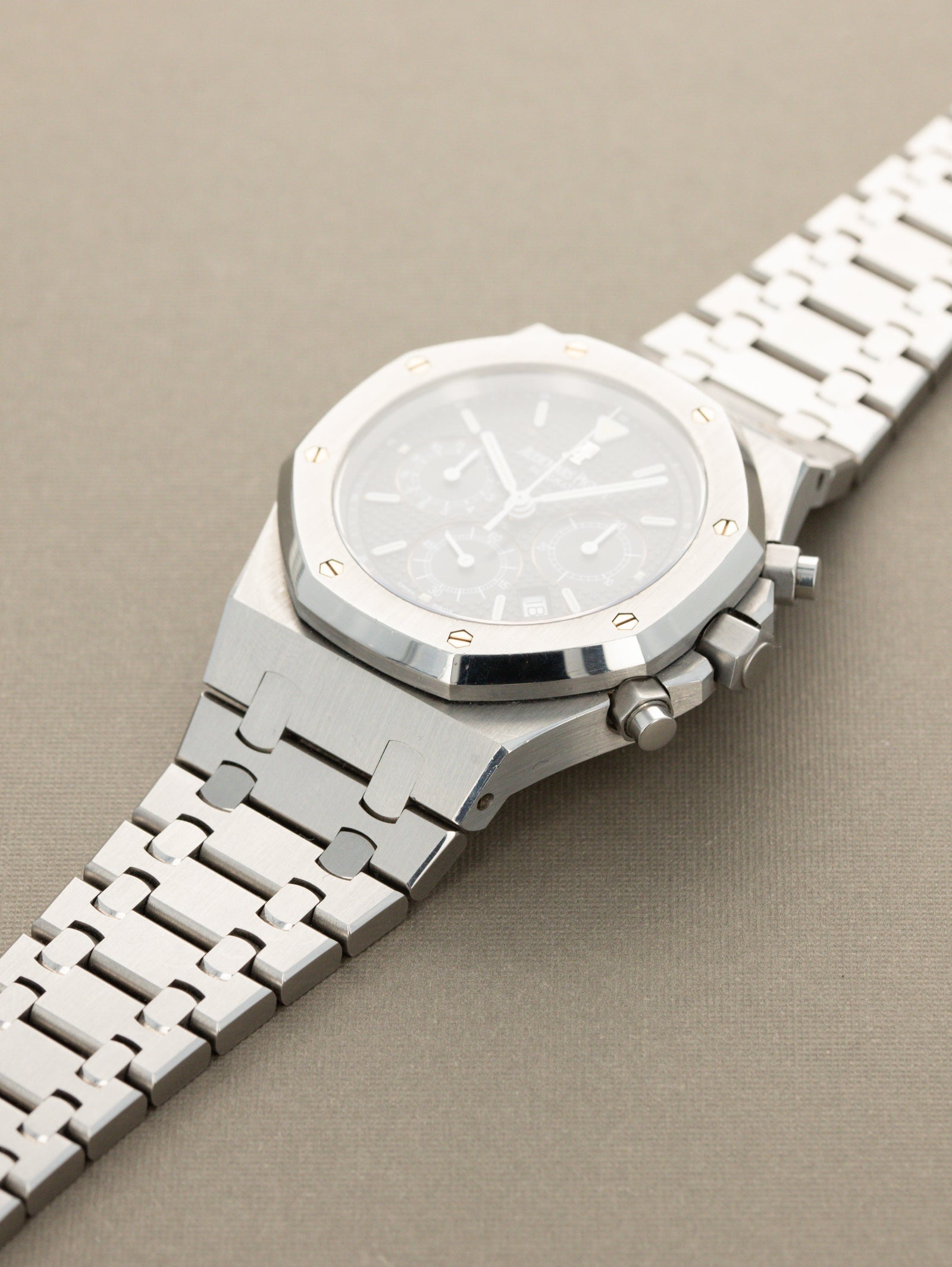 Audemars Piguet Royal Oak Chronograph Ref. 25860ST - 'Kasparov' Unpolished W/ Box & Papers