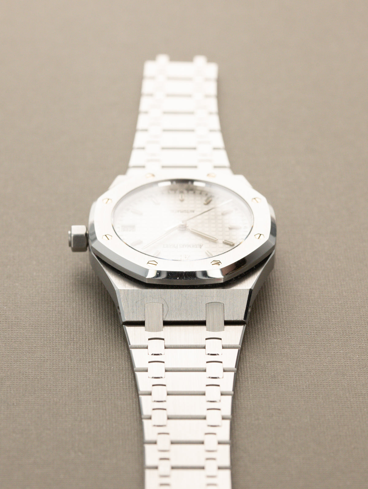 Audemars Piguet Royal Oak Ref. 15189ST - 'Pictet & Cie' Unpolished w/ Leather Strap