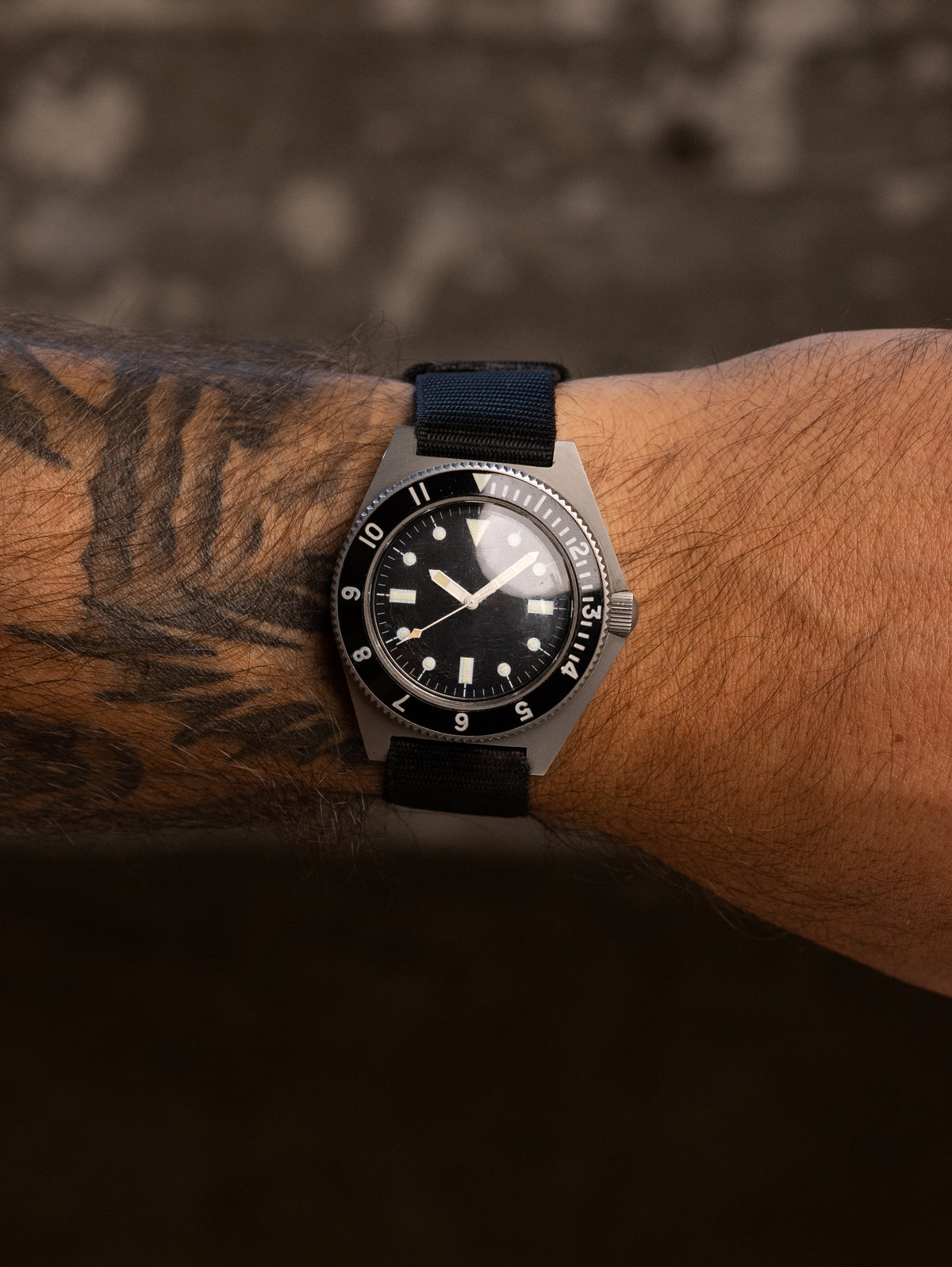 Benrus Type I Class A - Matte Black 'Sterile' Dial Military-Issued