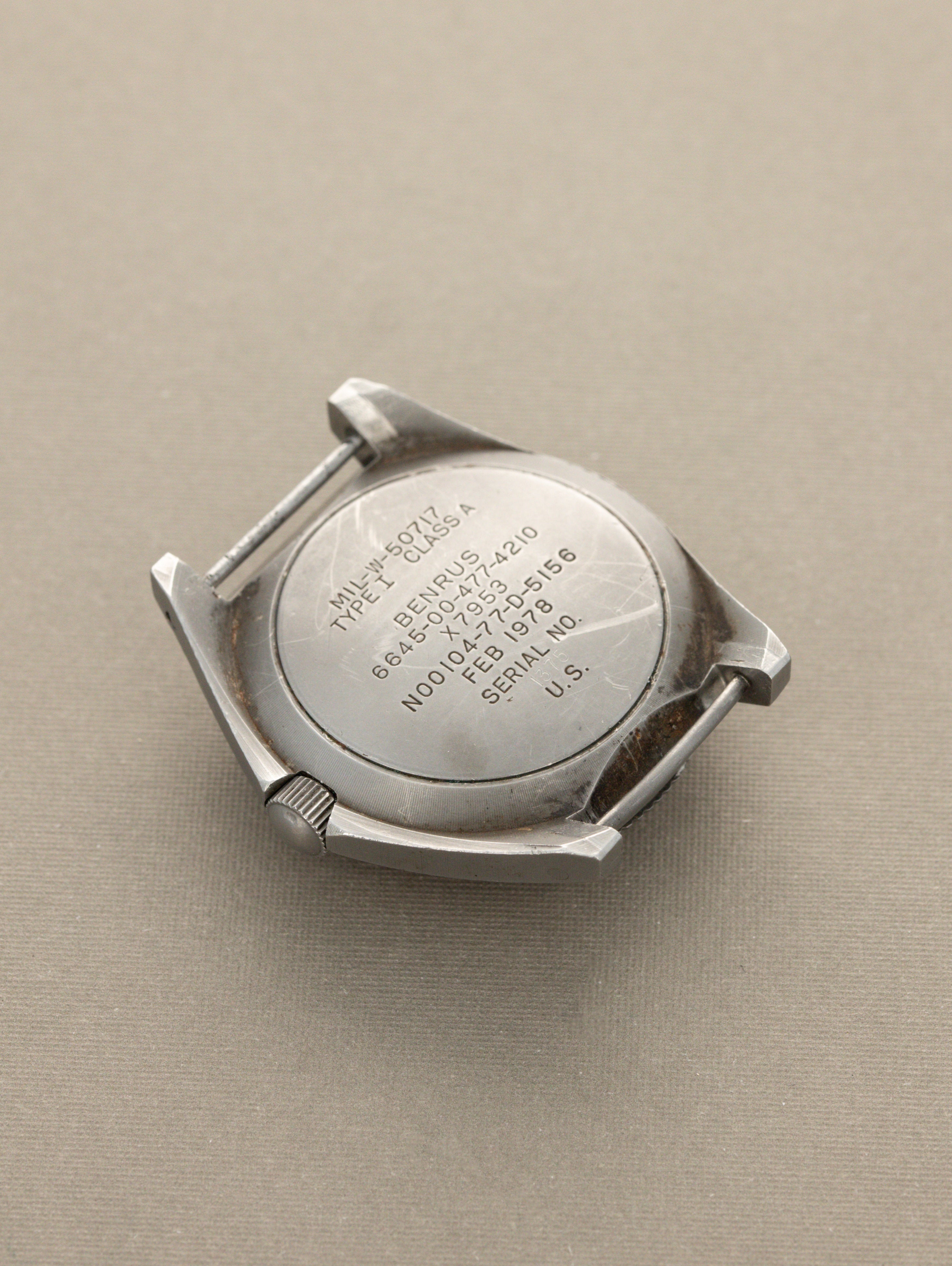 Benrus Type I Class A - 'Sterile' Dial Military Issued