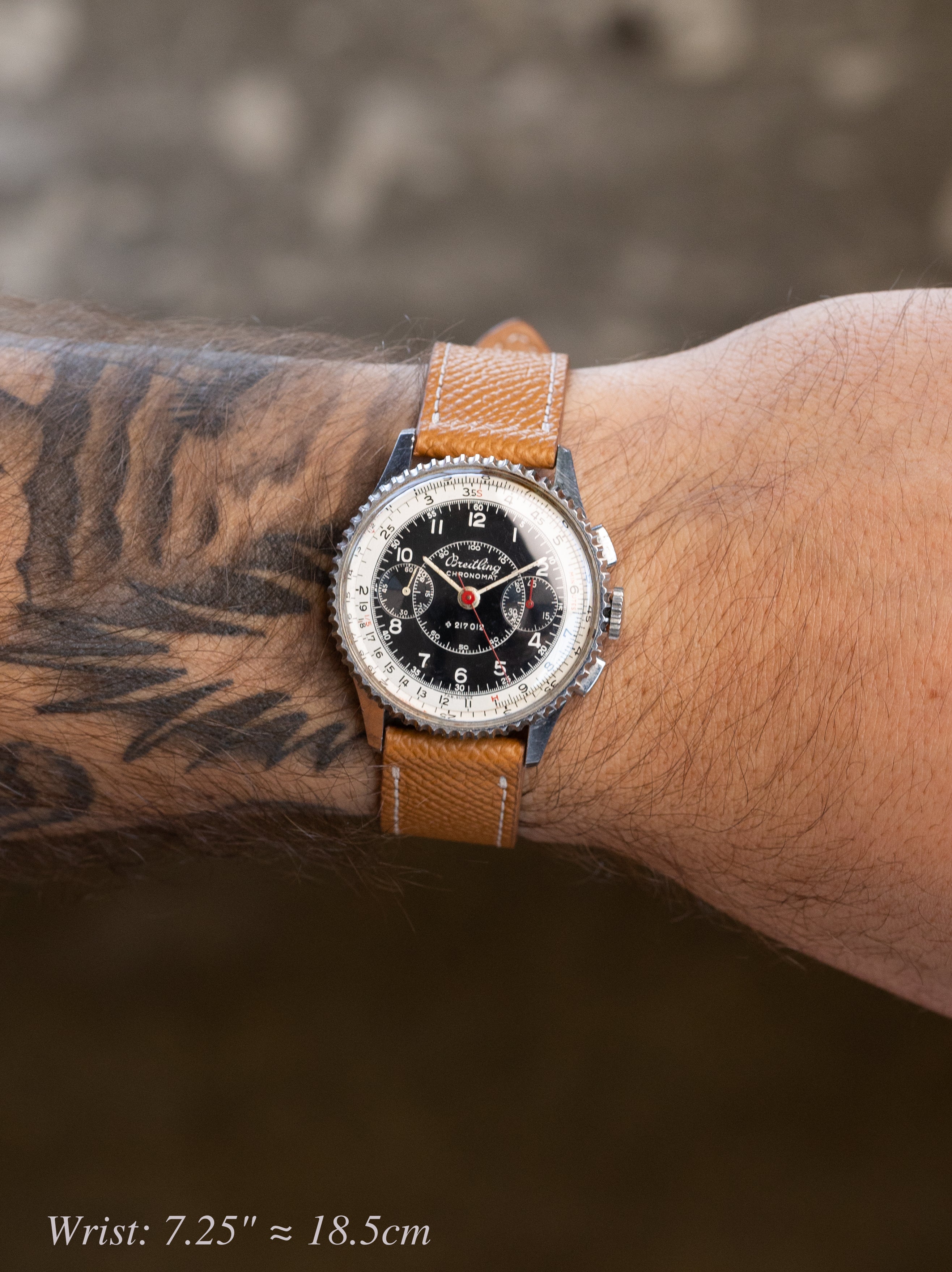 Breitling Chronomat Ref. 769 - Non-Luminous Gloss Black 'Gilt' Dial Unpolished