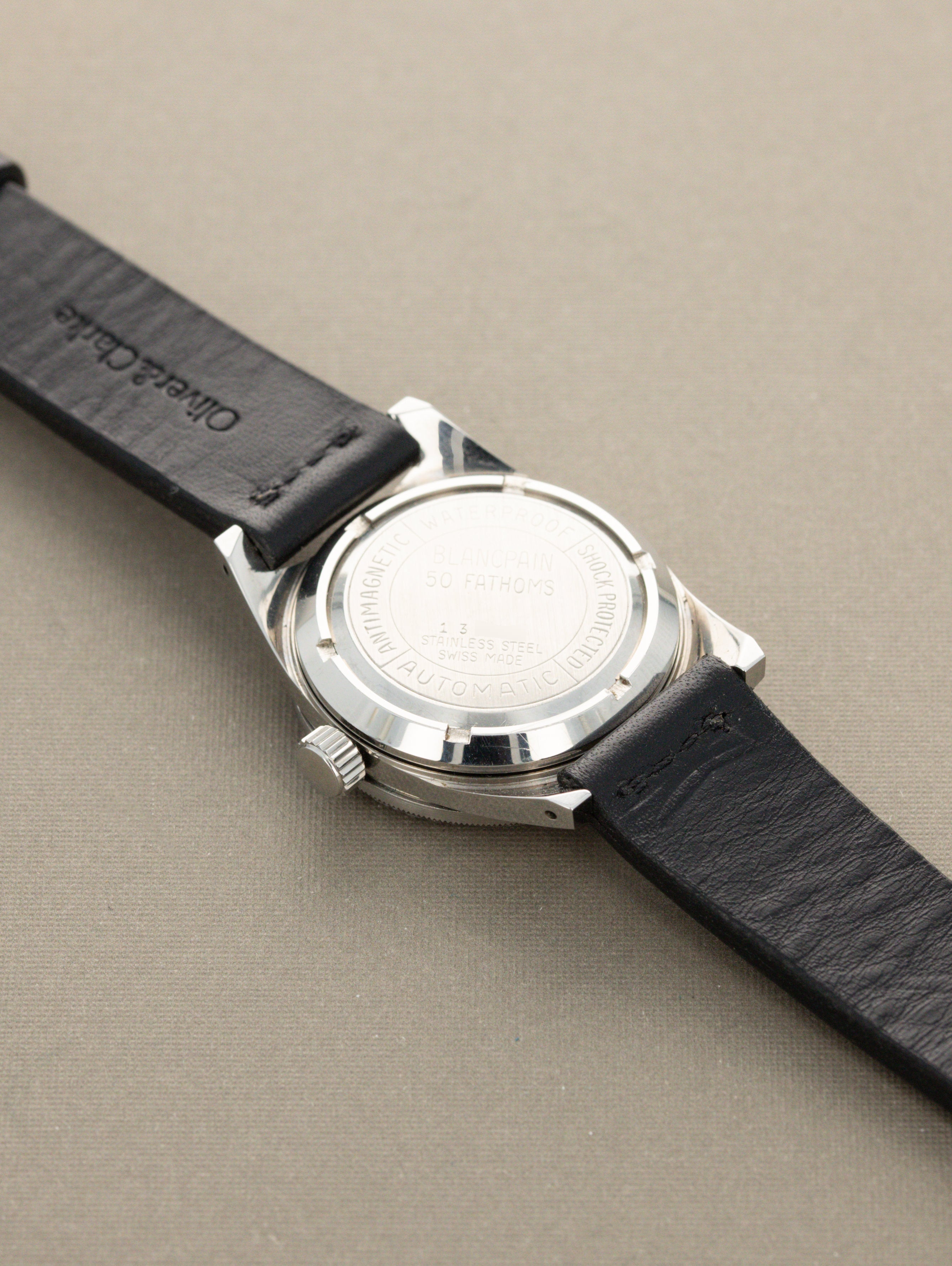 Blancpain Fifty-Fathoms 'Mid size' - Gloss Black Dial Unpolished W/ Documentation
