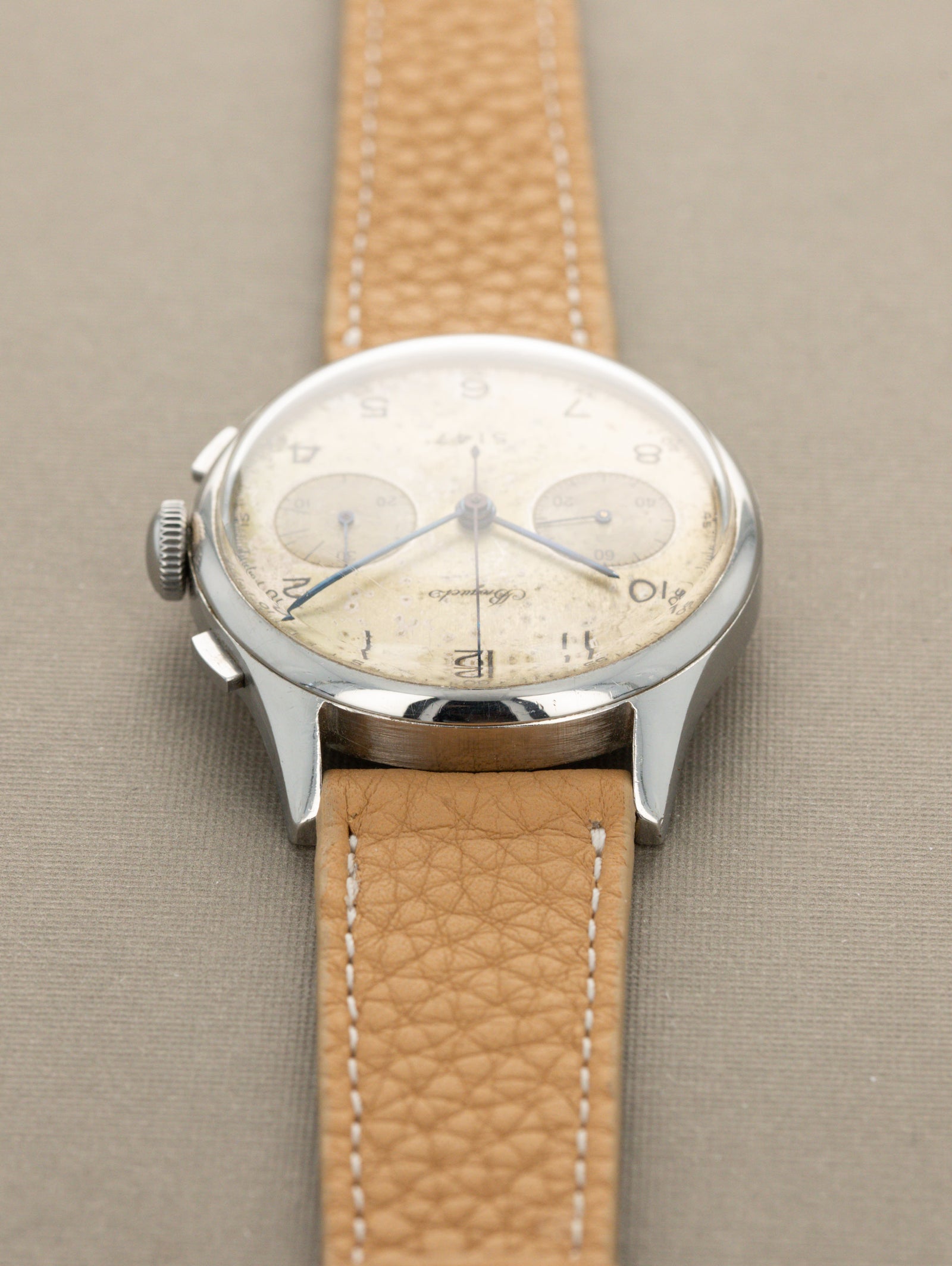 Breguet Two-Register Chronograph - Silver Patina Dial