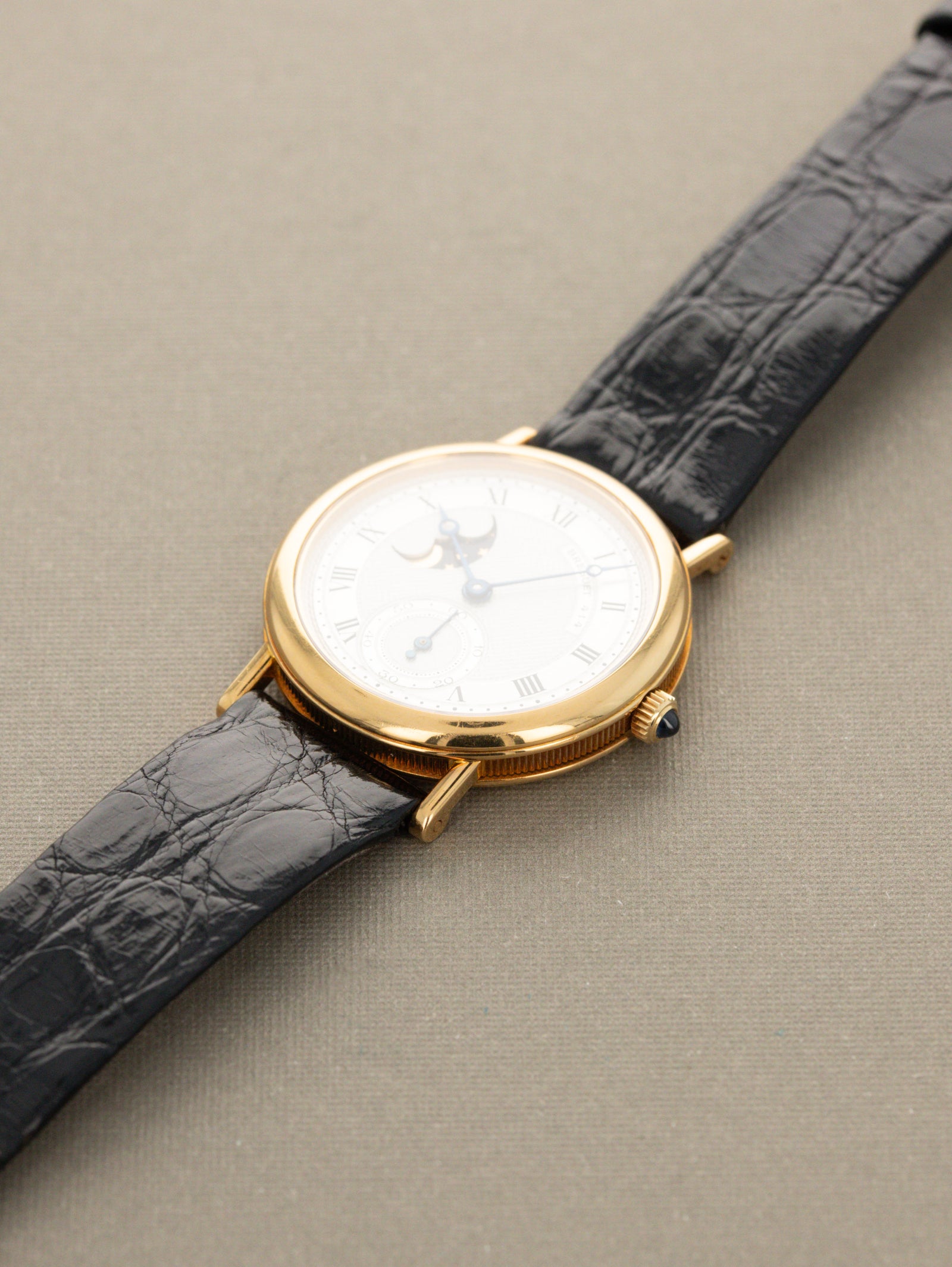 Breguet Classique Moonphase Ref. 3300BA - Silver 'Guilloché' Dial Unpolished