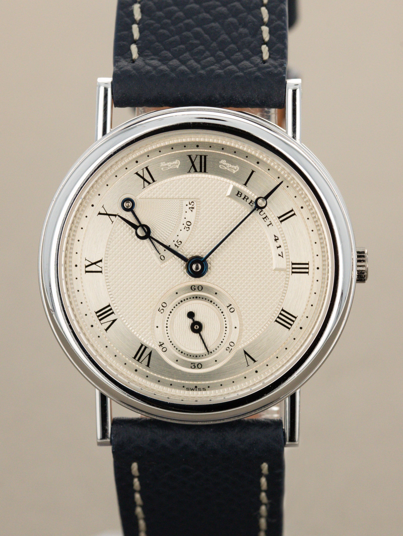 Breguet Classique Ref. 3360BB - Silver 'Guilloché' Dial Unpolished