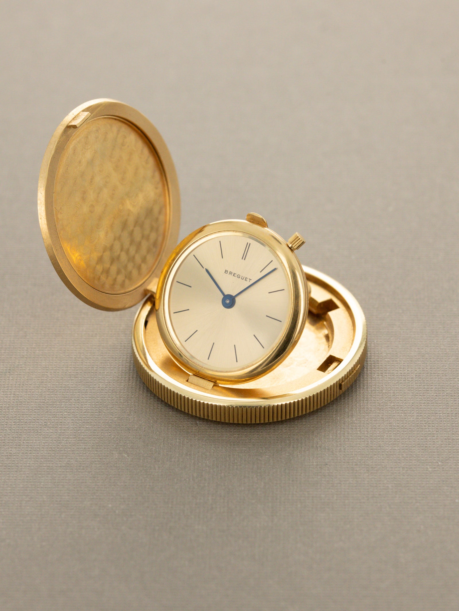 Breguet Yellow Gold 'Coin' Watch - Sunburst Champagne Dial