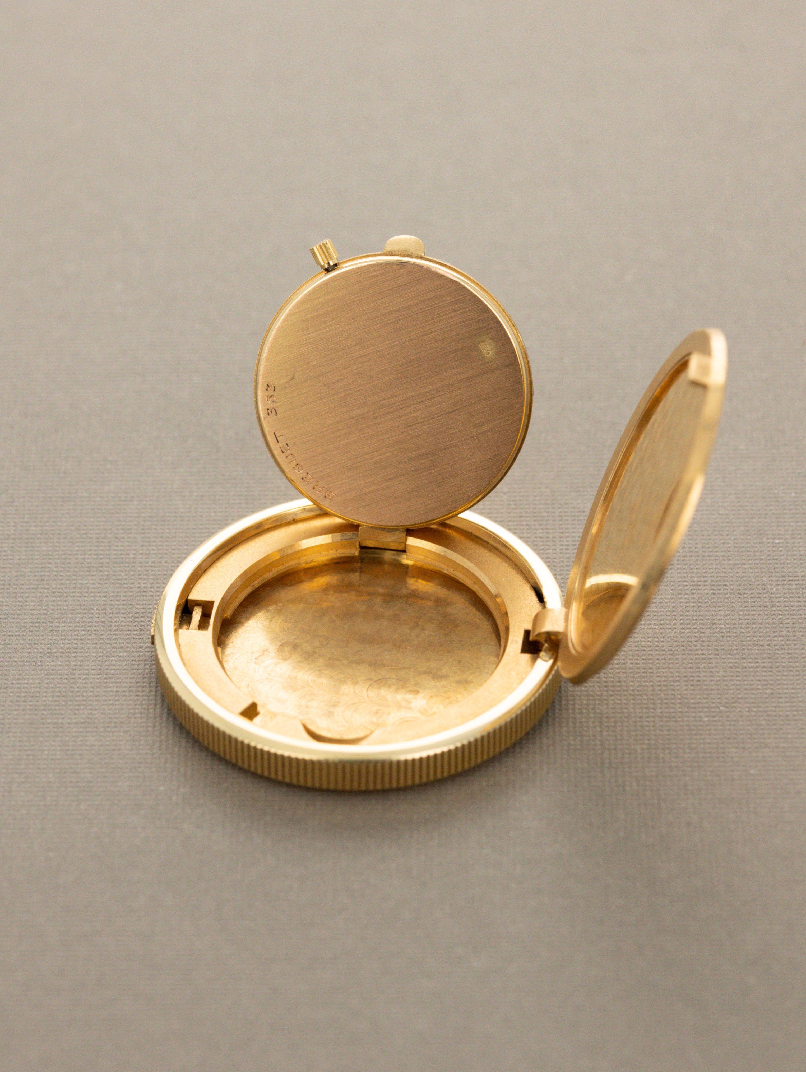 Breguet Yellow Gold 'Coin' Watch - Sunburst Champagne Dial