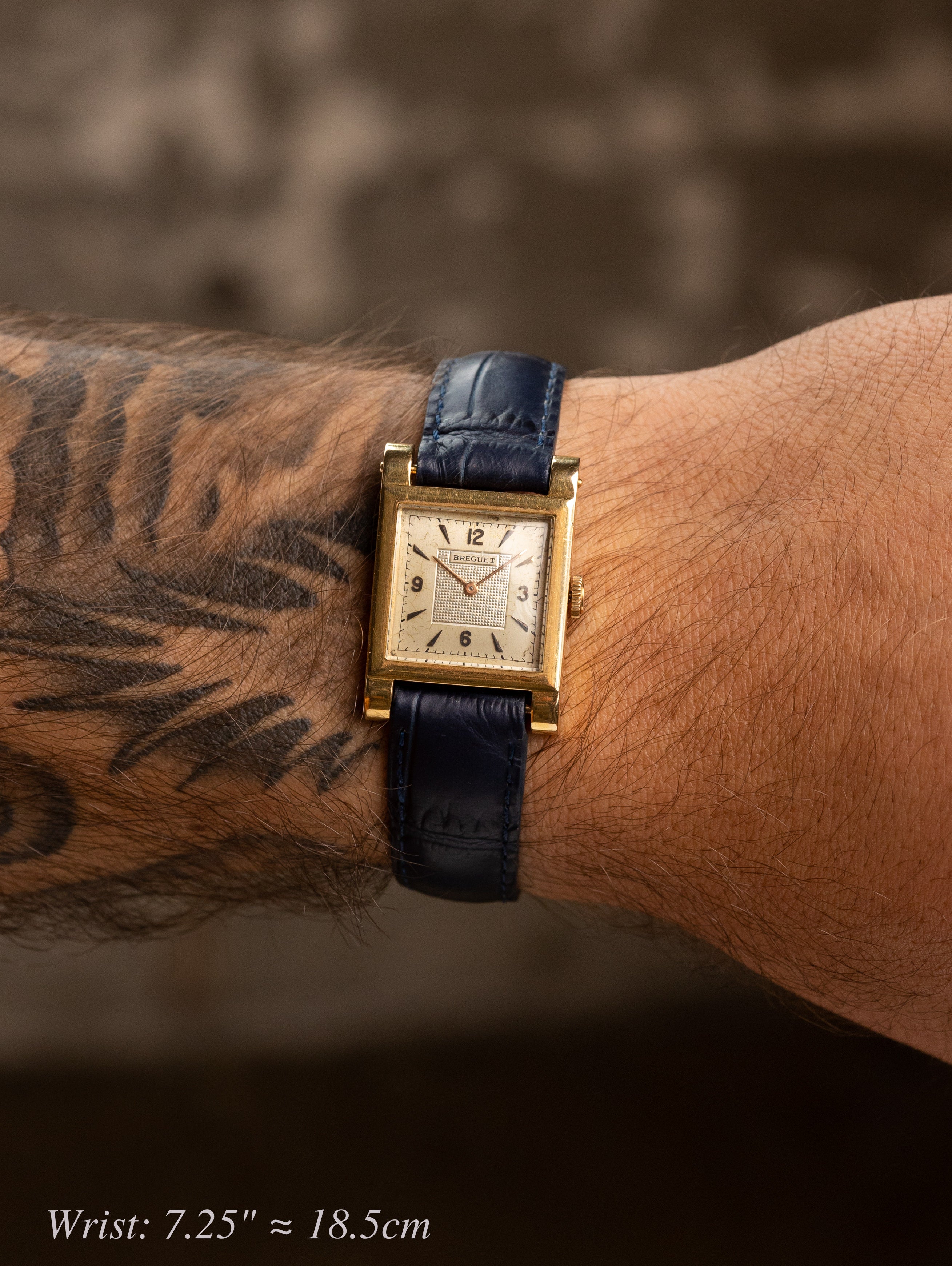 Breguet Rose Gold 'Tank' Dress Watch