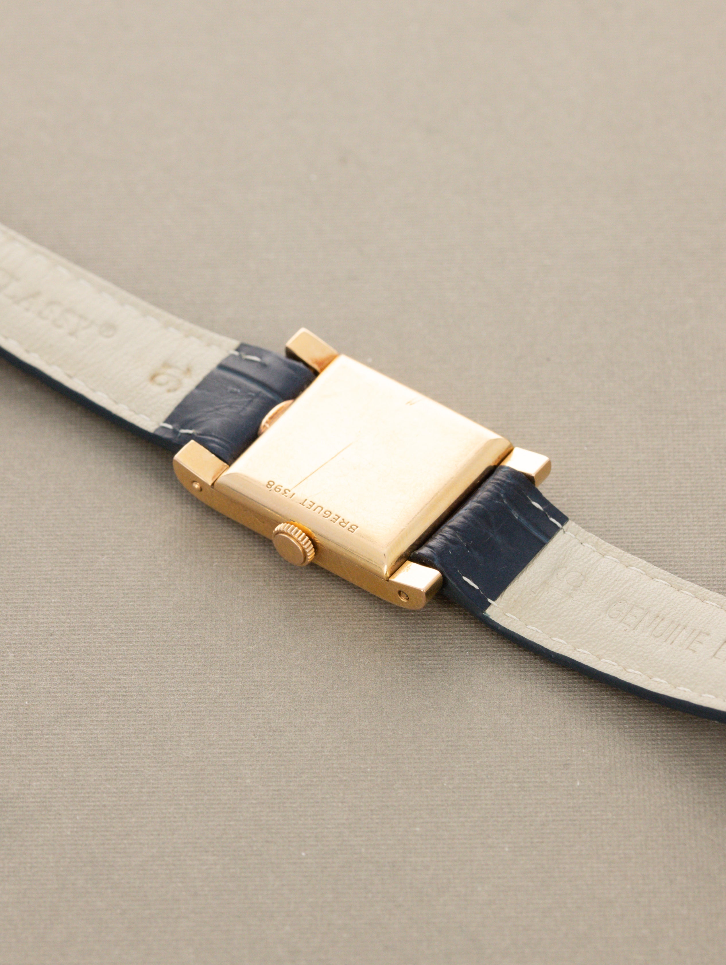 Breguet Rose Gold 'Tank' Dress Watch