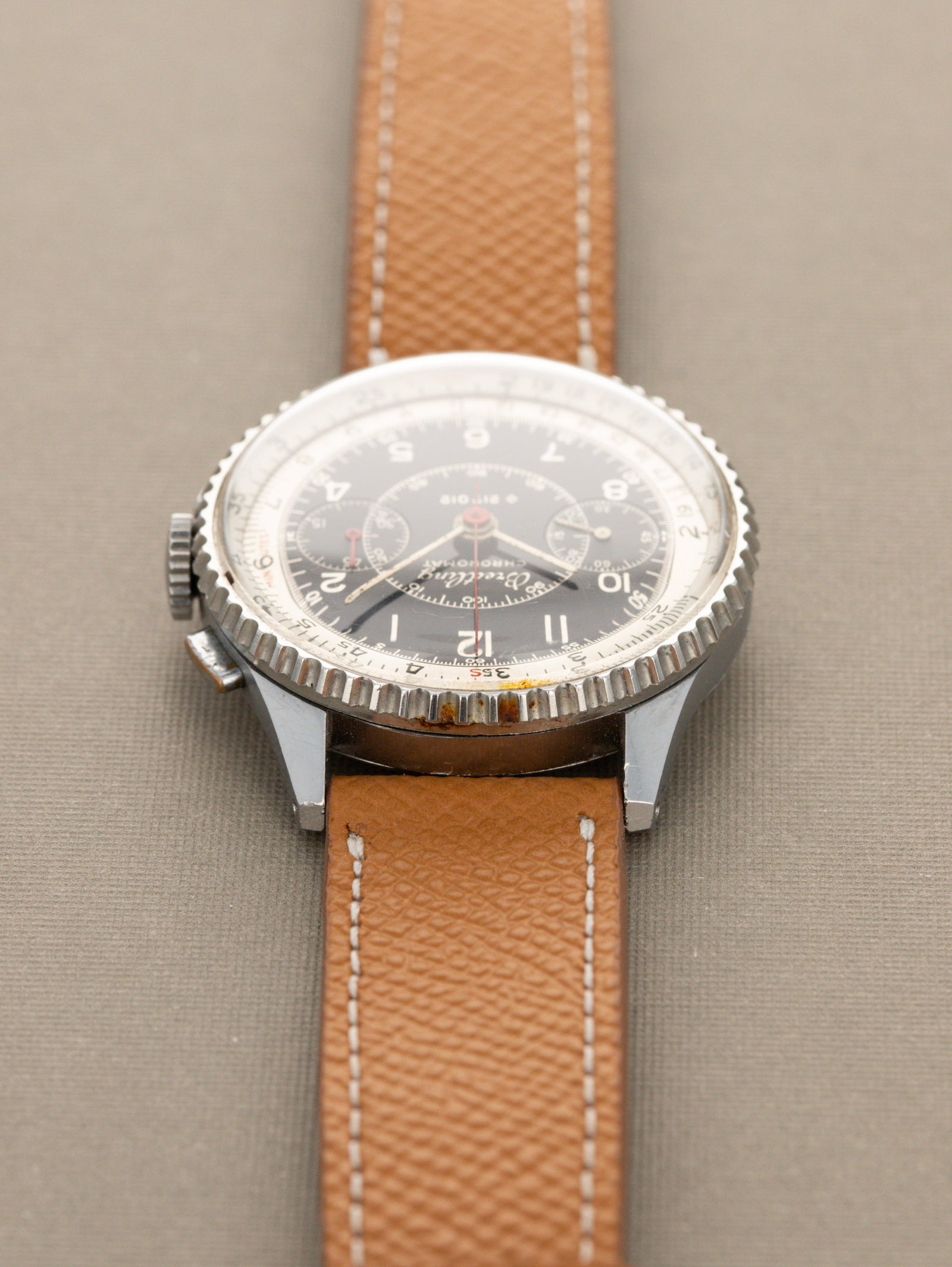 Breitling Chronomat Ref. 769 - Non-Luminous Gloss Black 'Gilt' Dial Unpolished