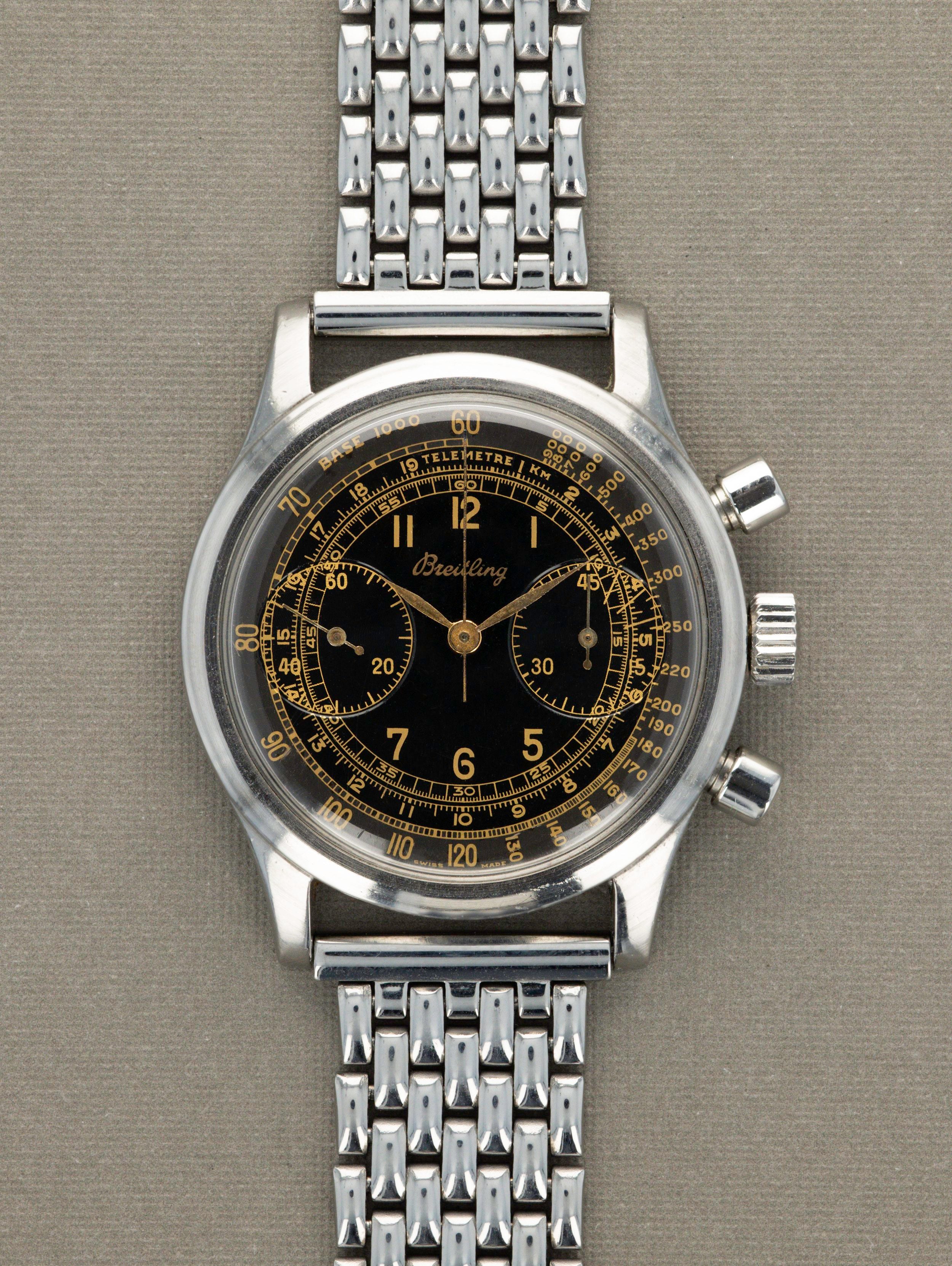 Breitling 'Clamshell' Case Chronograph - 'Gilt'