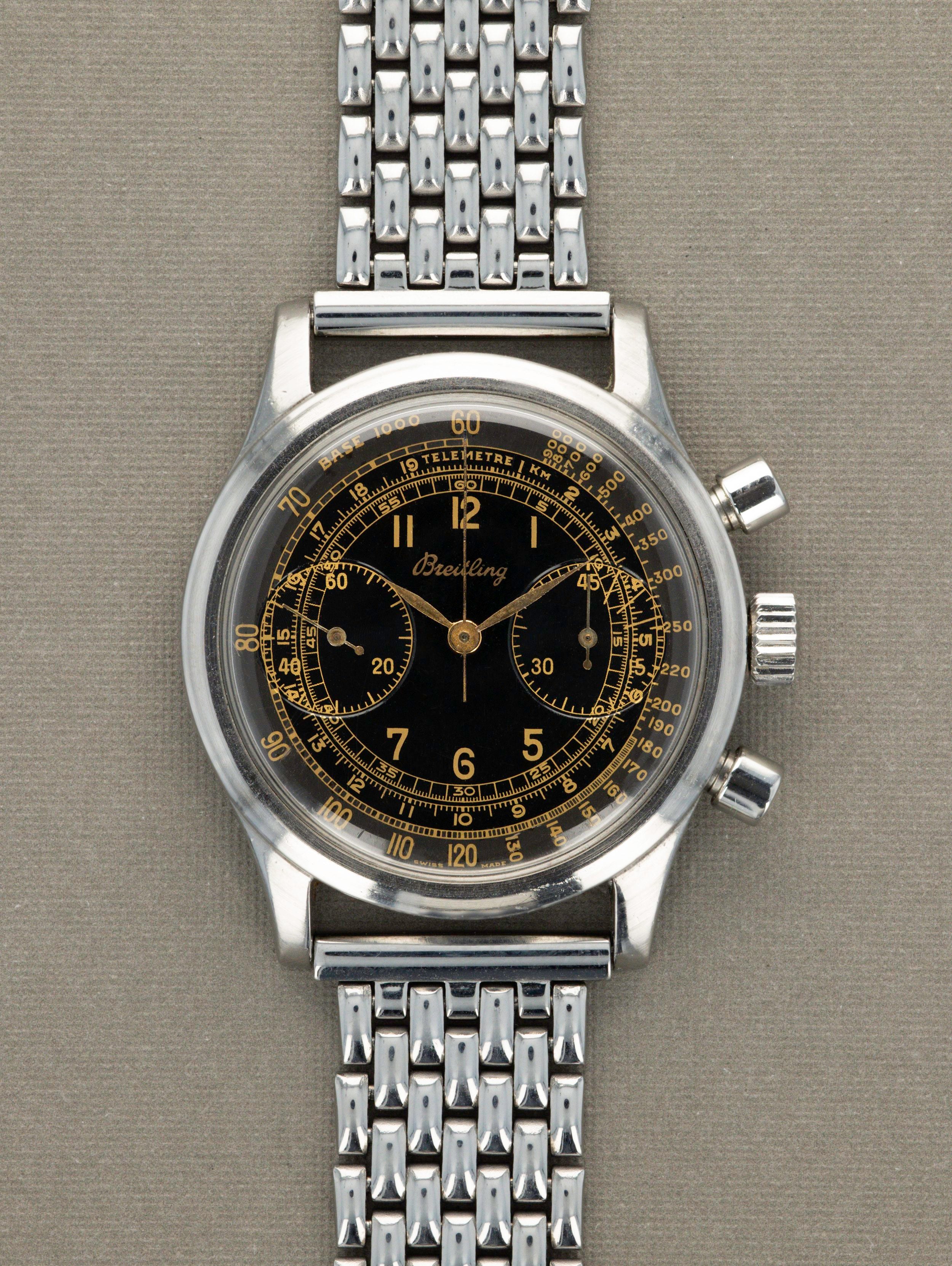 Breitling 'Clamshell' Case Chronograph