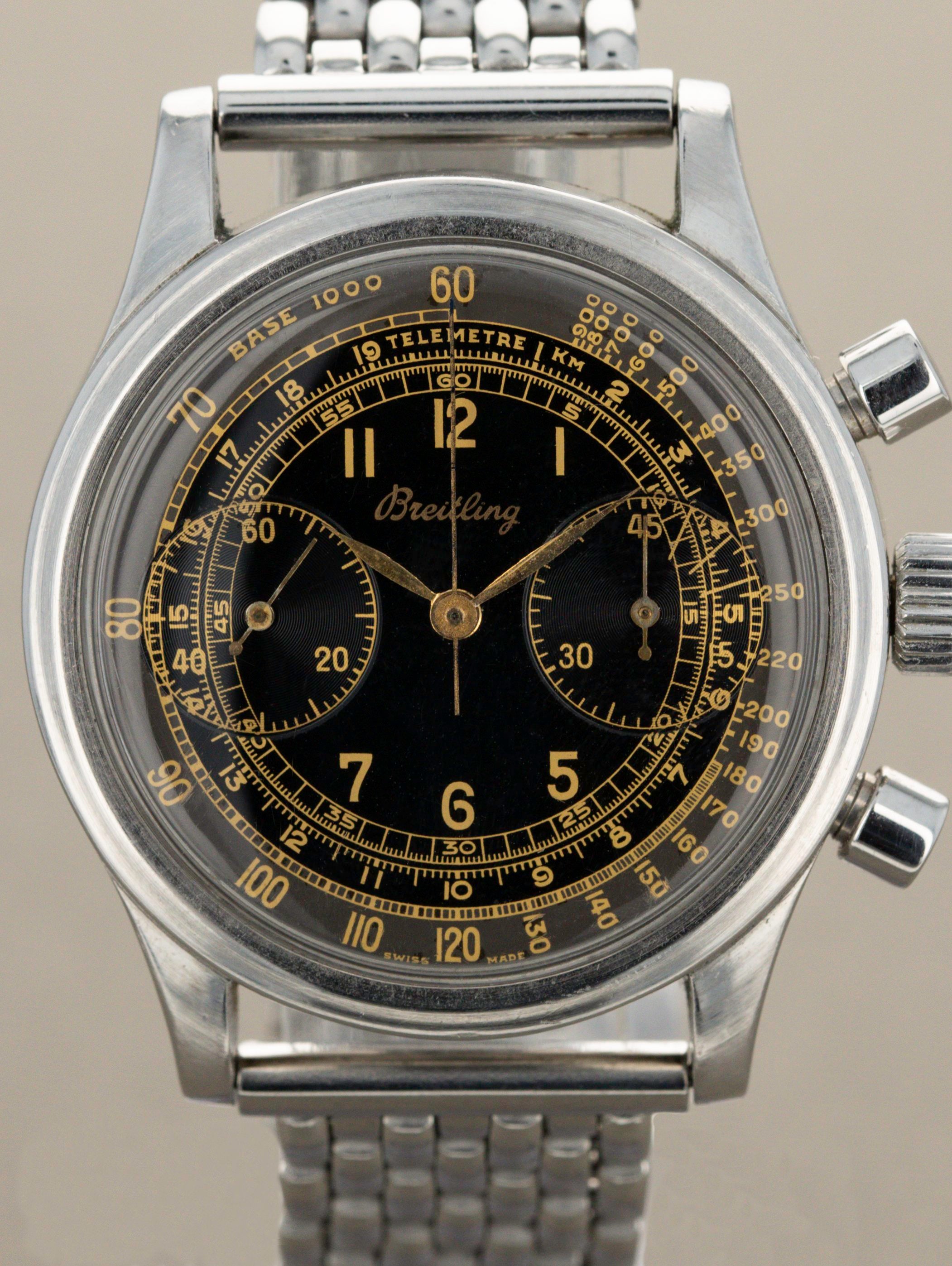 Breitling 'Clamshell' Case Chronograph - 'Gilt'