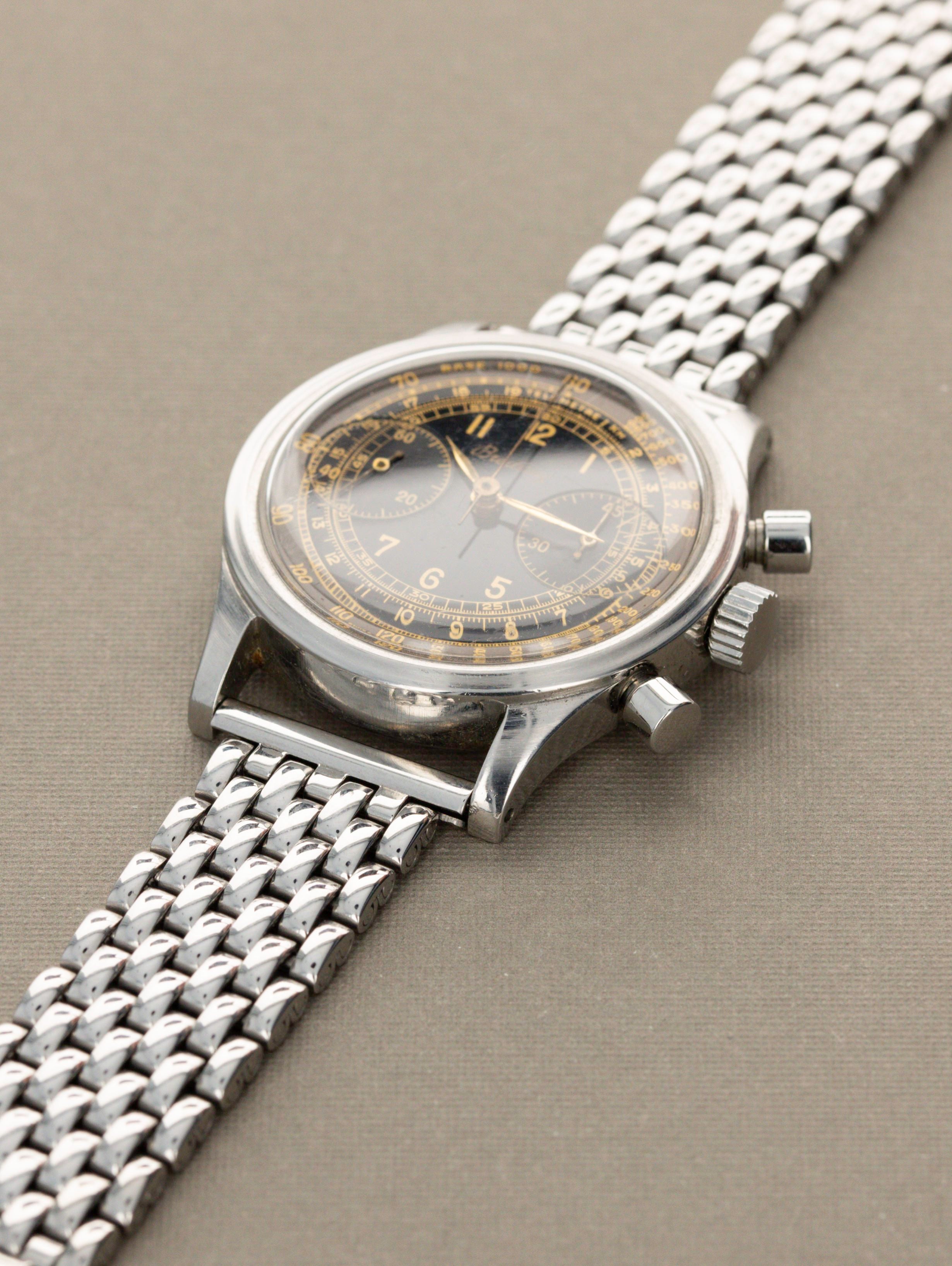 Breitling 'Clamshell' Case Chronograph - 'Gilt'