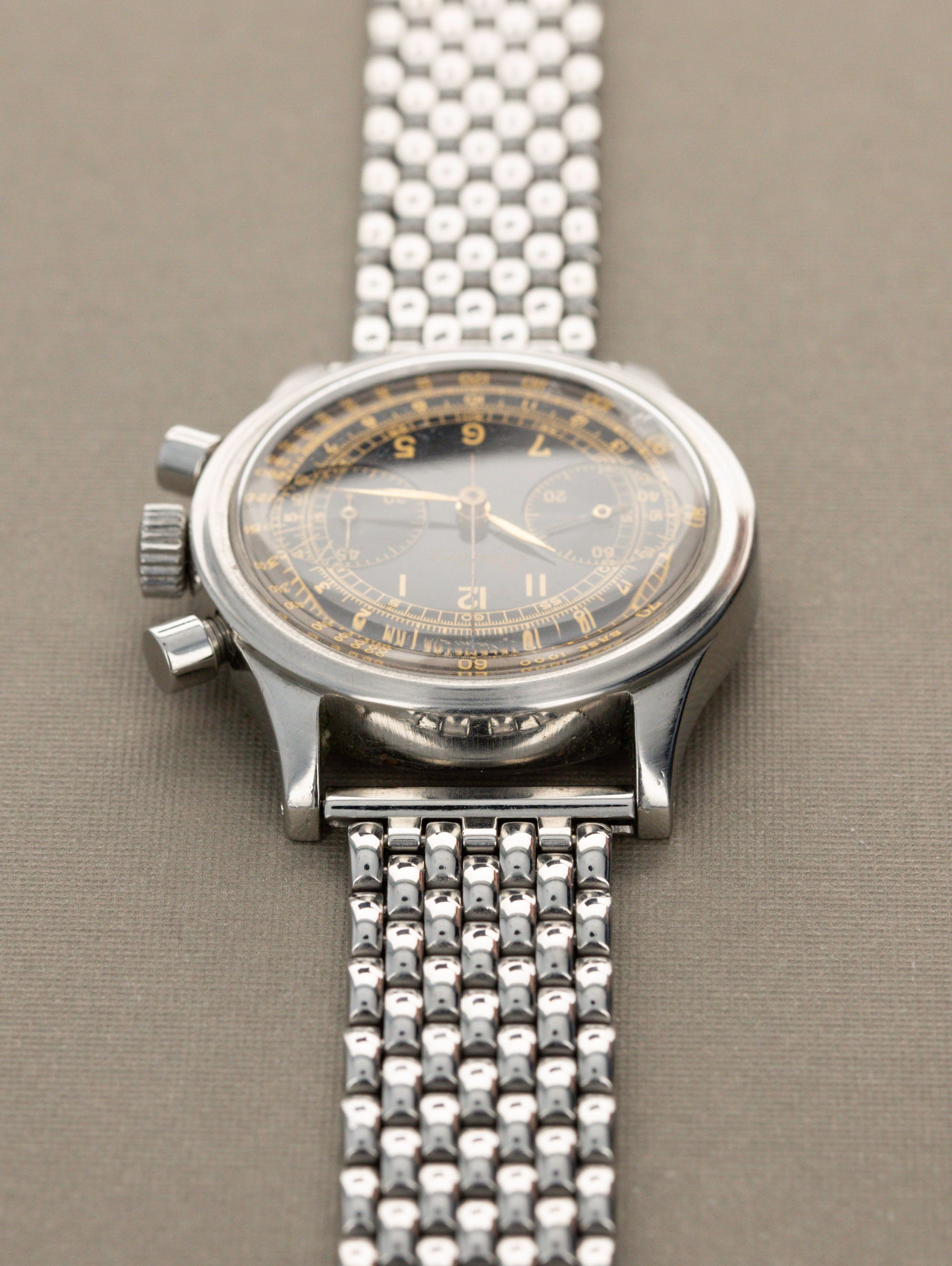 Breitling 'Clamshell' Case Chronograph - 'Gilt'