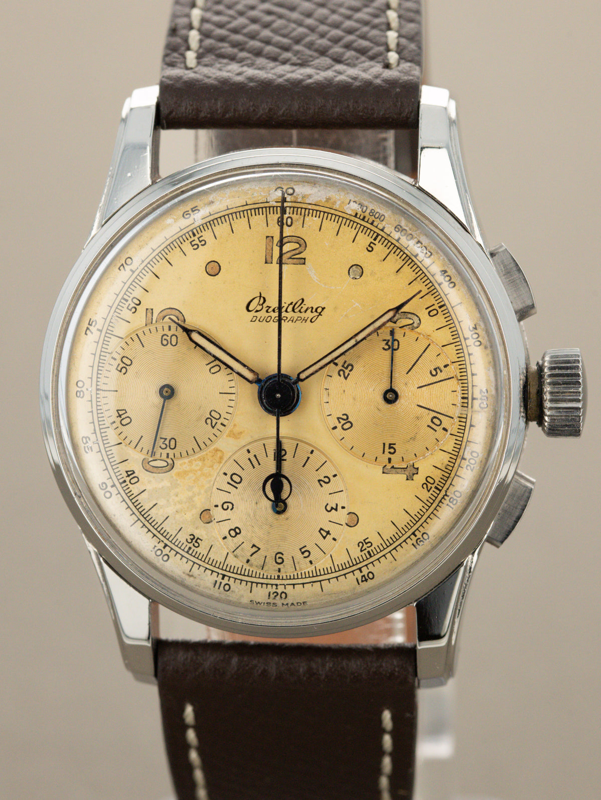 Breitling Duograph Ref. 766 'Rattrapante' - Silver Patina Dial