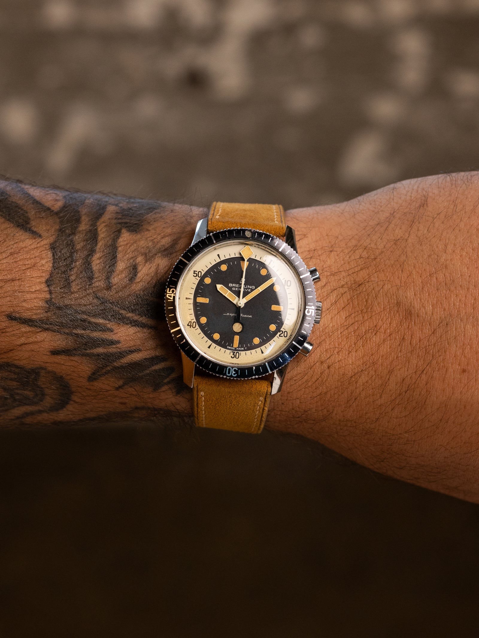 Breitling SuperOcean 'Slow Counting' Chronorgaph Ref. 2005 - Patina Dial Unpolished