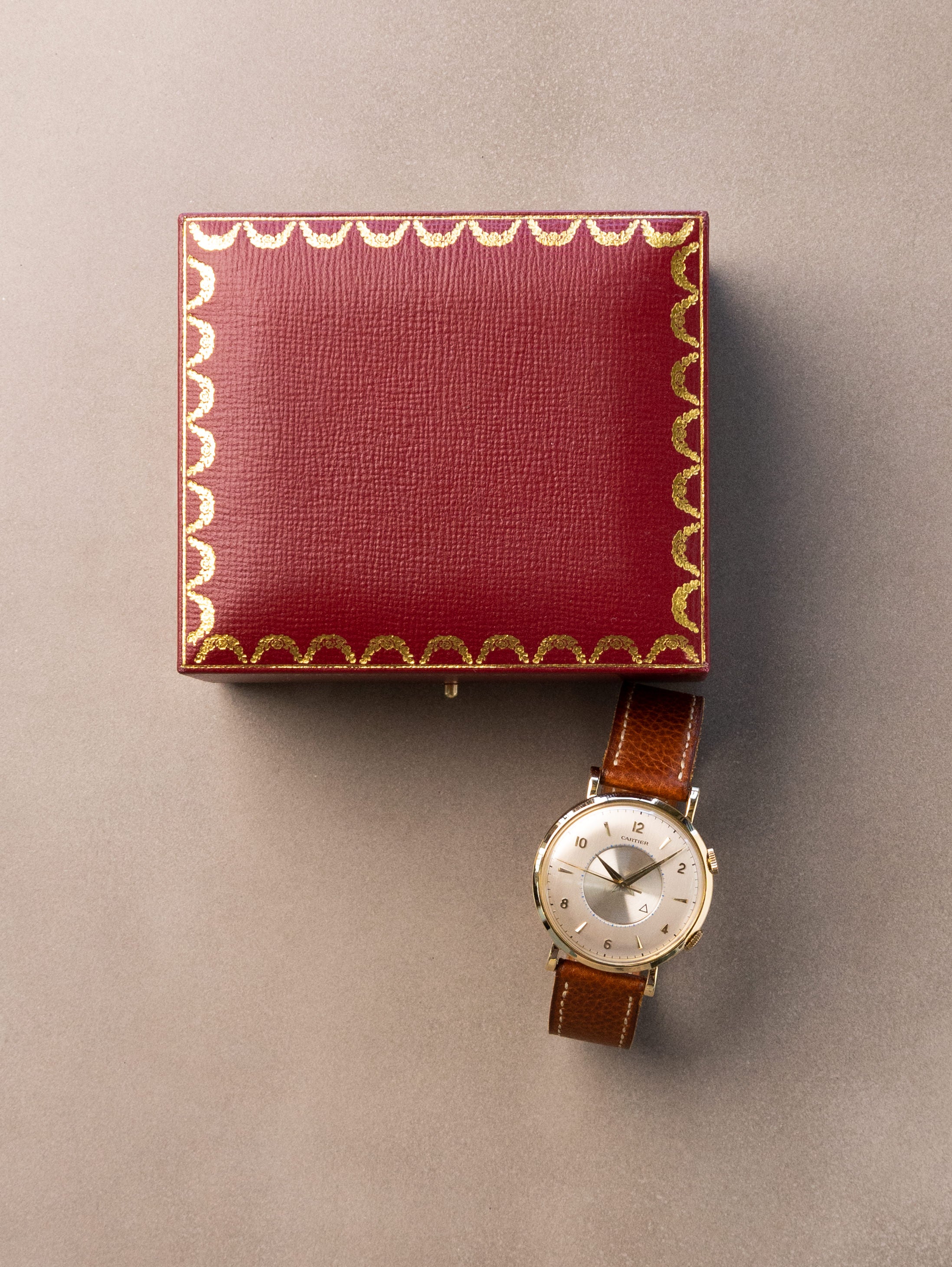 Cartier 'Memovox' Ref. 3151 by Jaeger-LeCoultre w/ Box