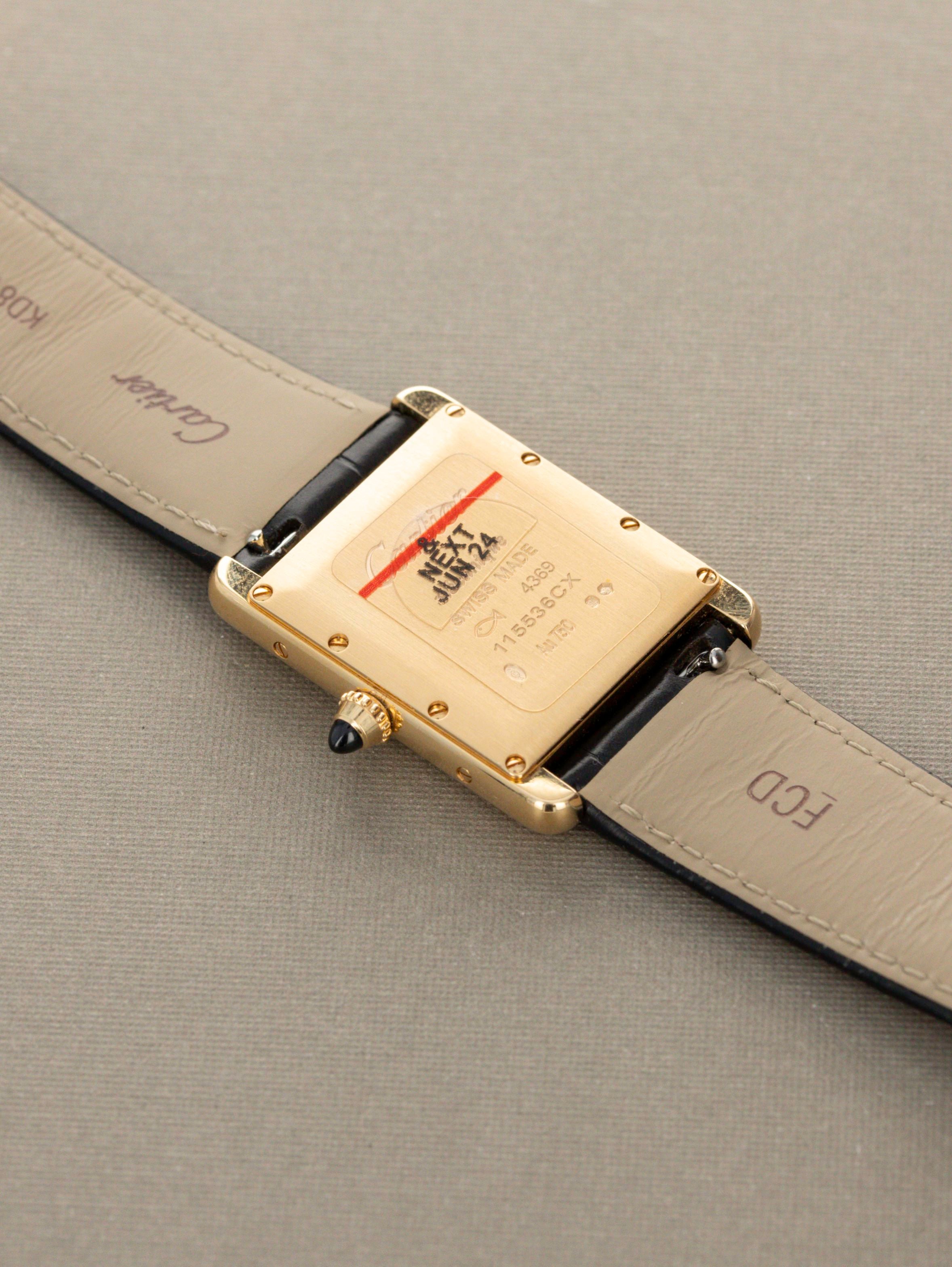 Cartier Tank Louis Cartier - Mechanical 'Large' 2022 Model Full Set
