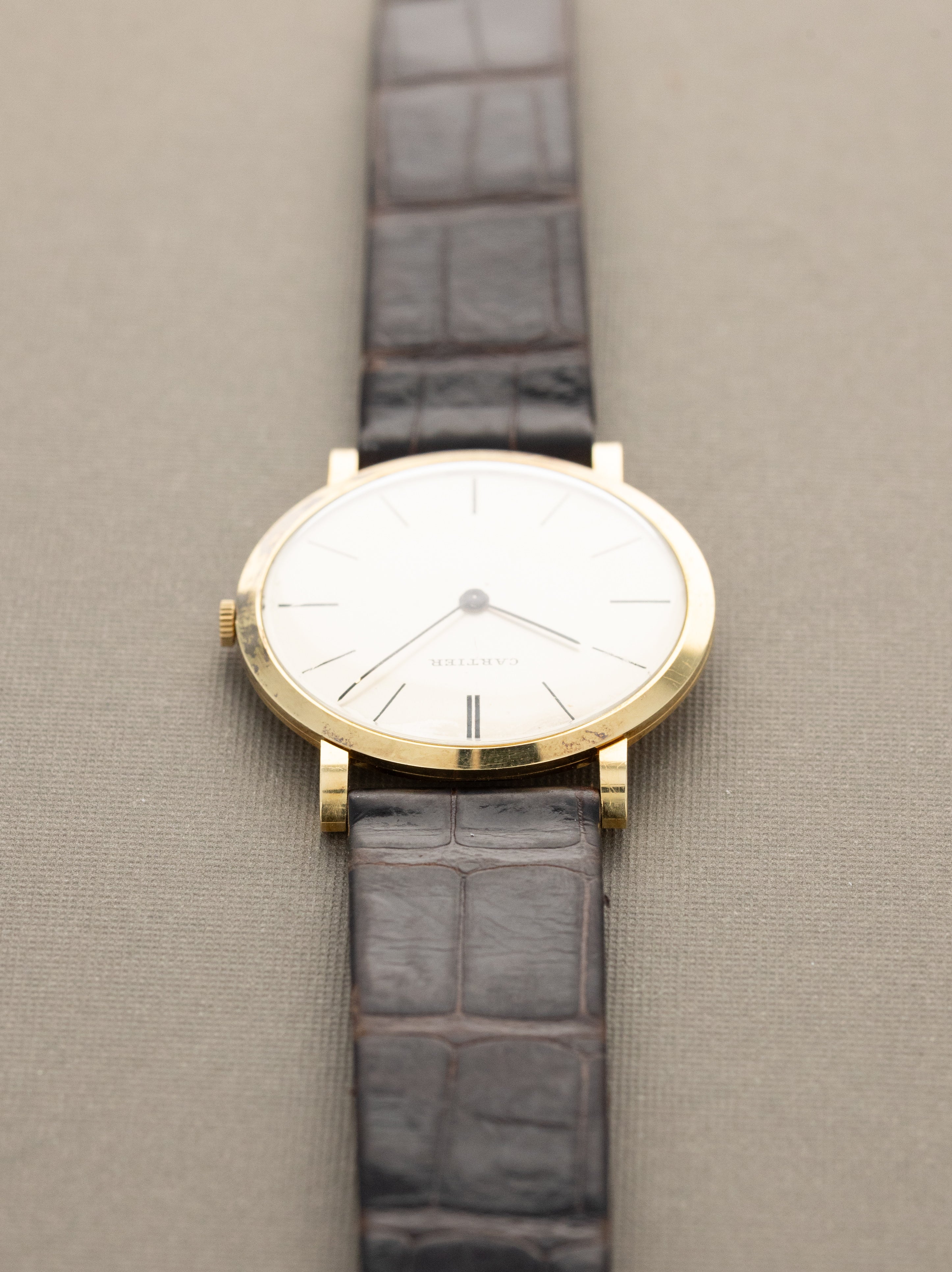 Cartier Ultra-Slim Dress Watch by Movado - 'Fab Suisse' Dial French Import
