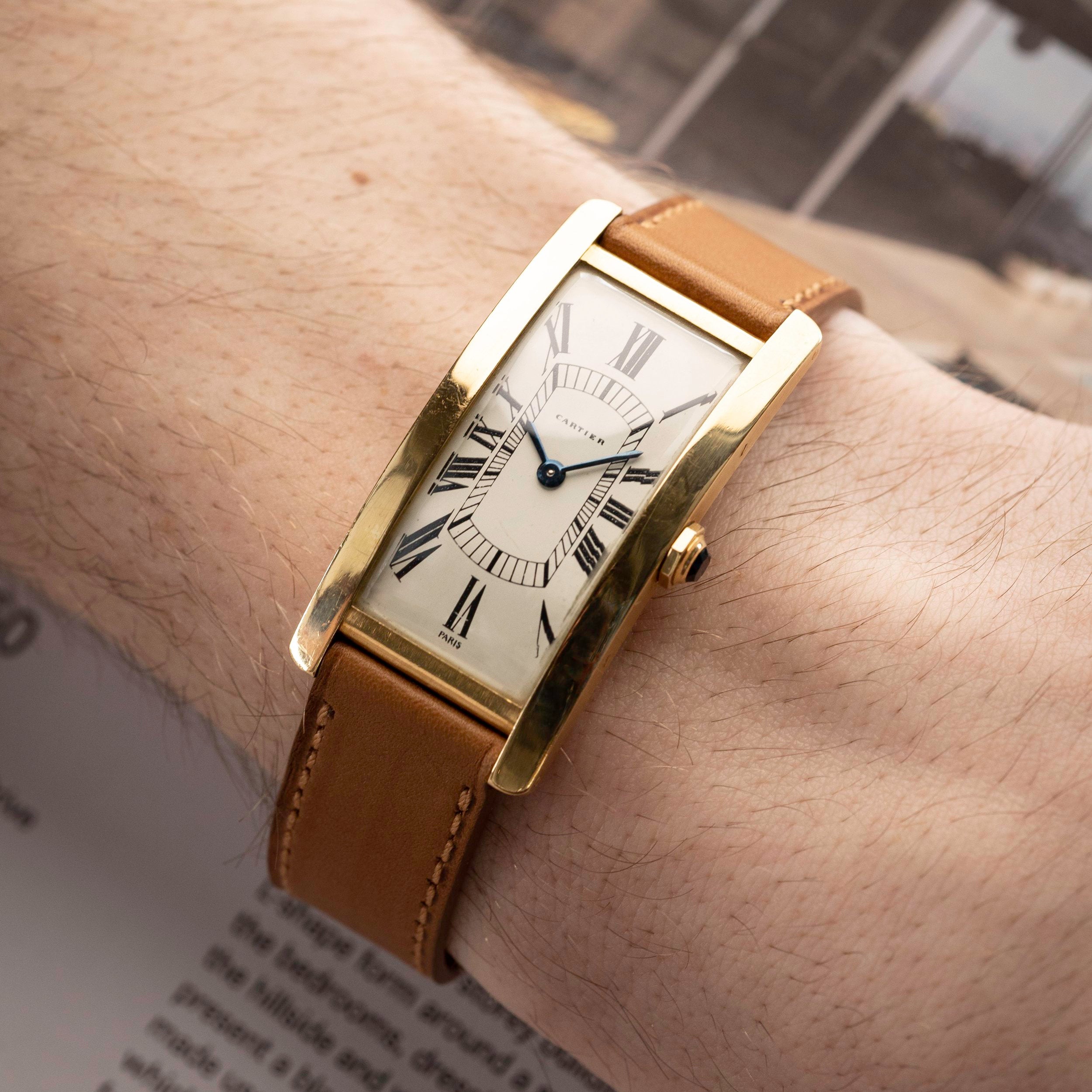 Cartier Tank Cintrèe Large - Paris Dial Circa 1971