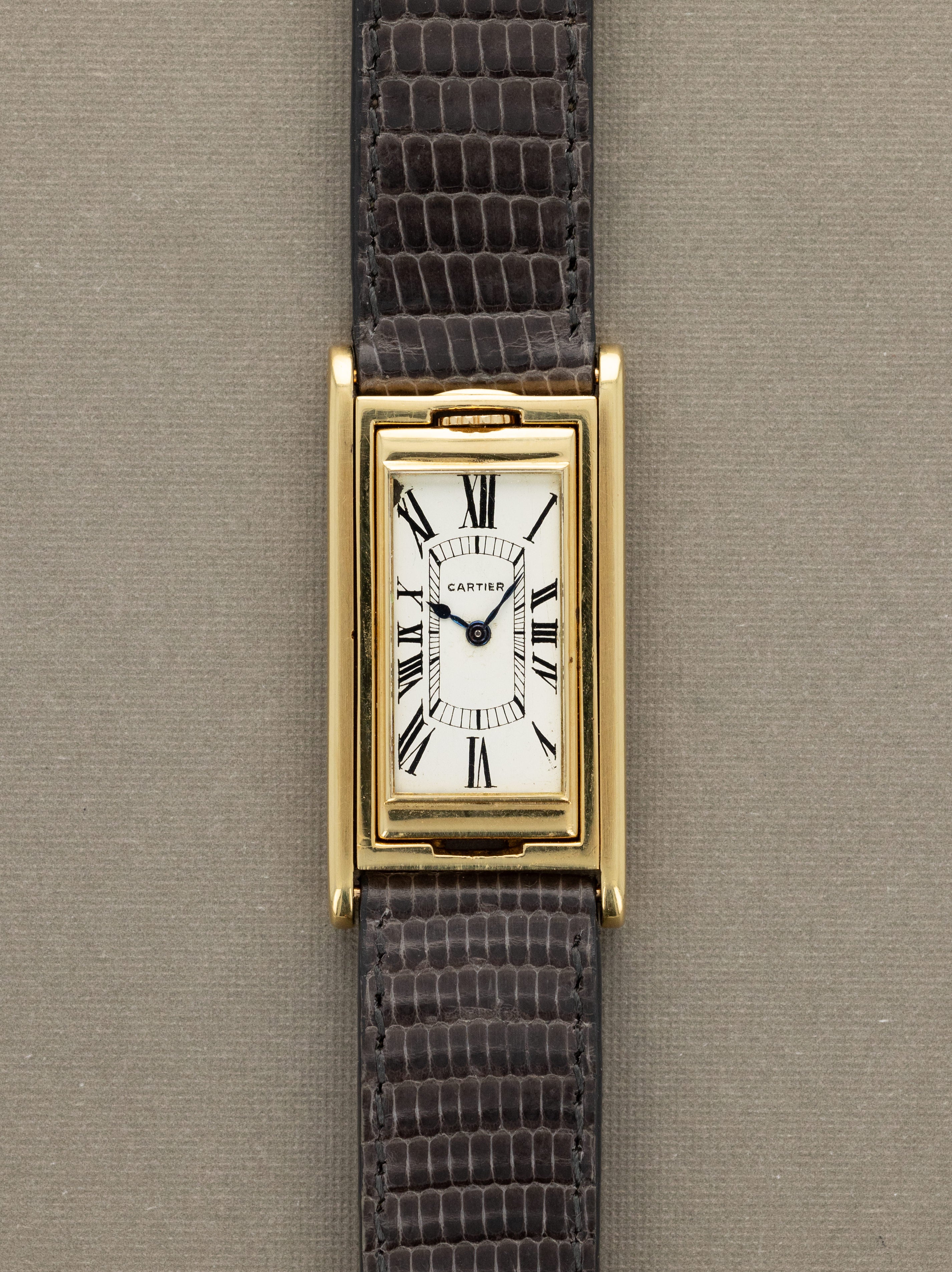 Cartier Tank Basculante - 1950s W/ EWC Movement