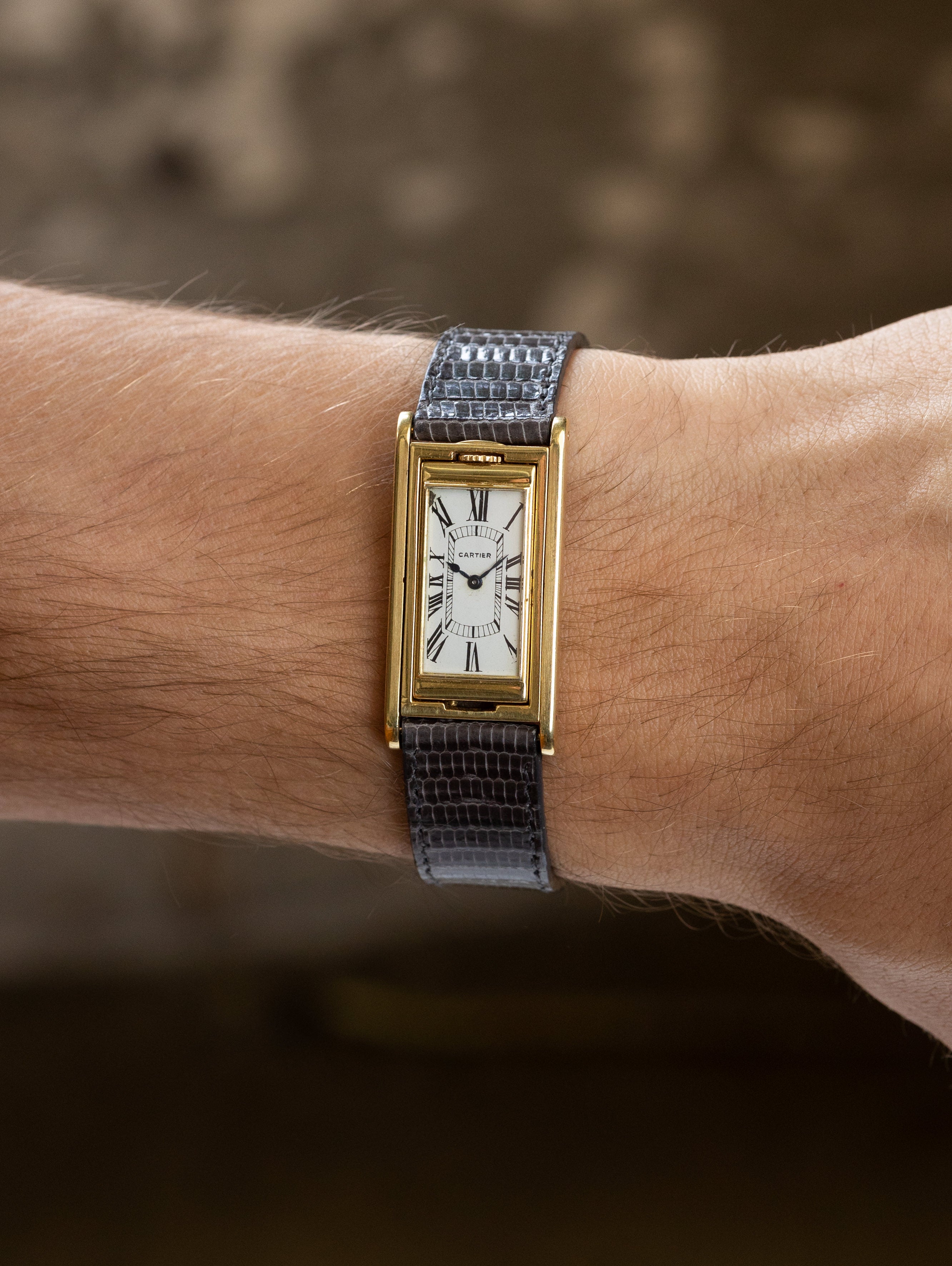 Cartier Tank Basculante - 1950s W/ EWC Movement