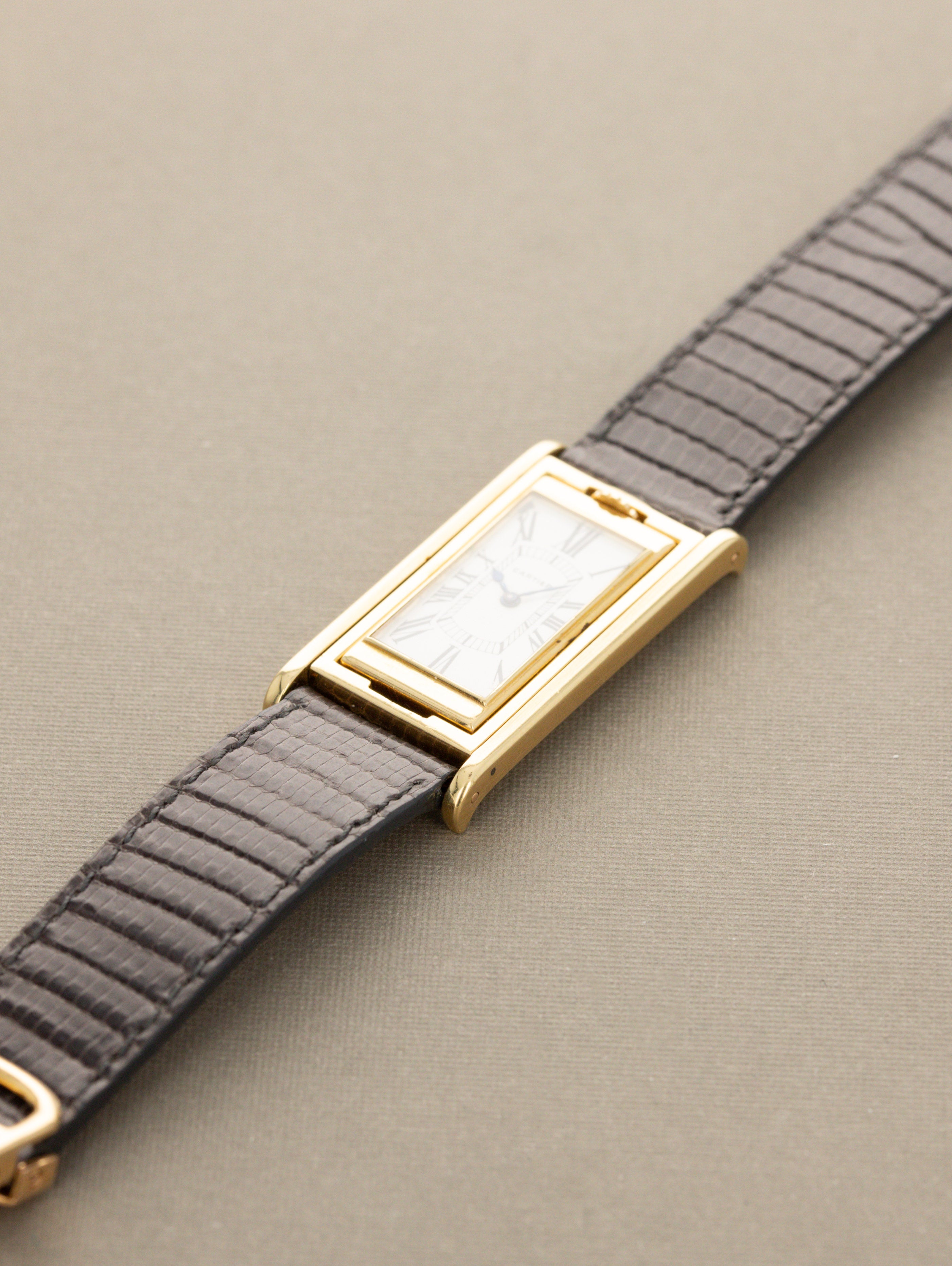 Cartier Tank Basculante - 1950s W/ EWC Movement