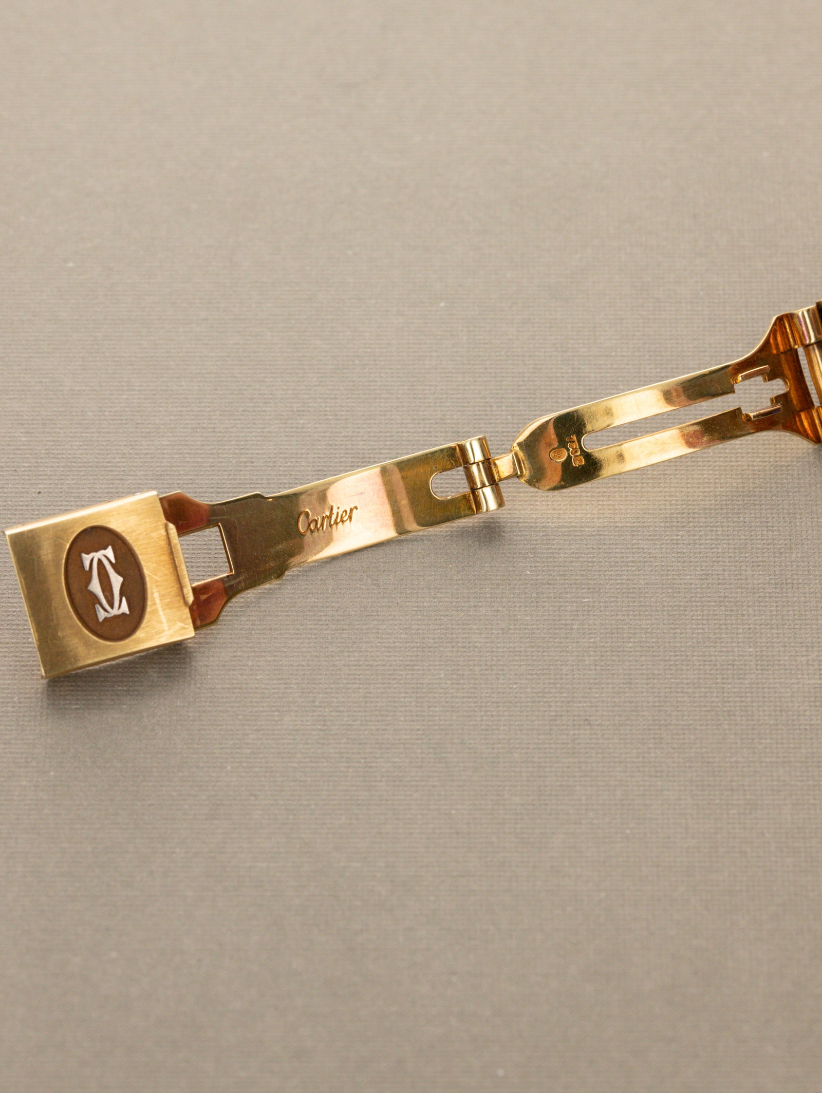 Cartier Santos Carrée Ref. 2960 - 'Massif' Unpolished W/ Box
