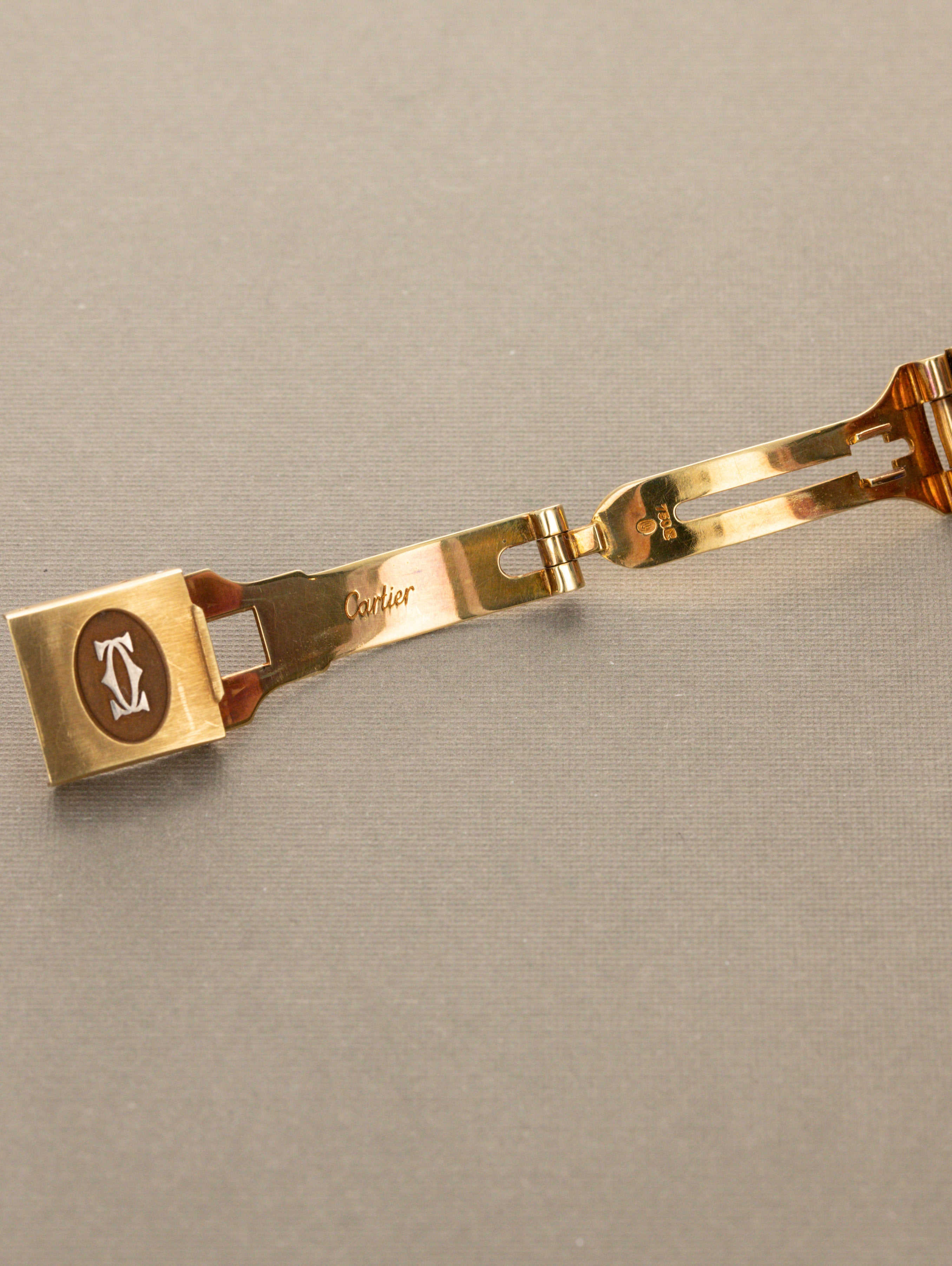 Cartier Santos Carrée Ref. 2960 - 'Massif' Unpolished W/ Box