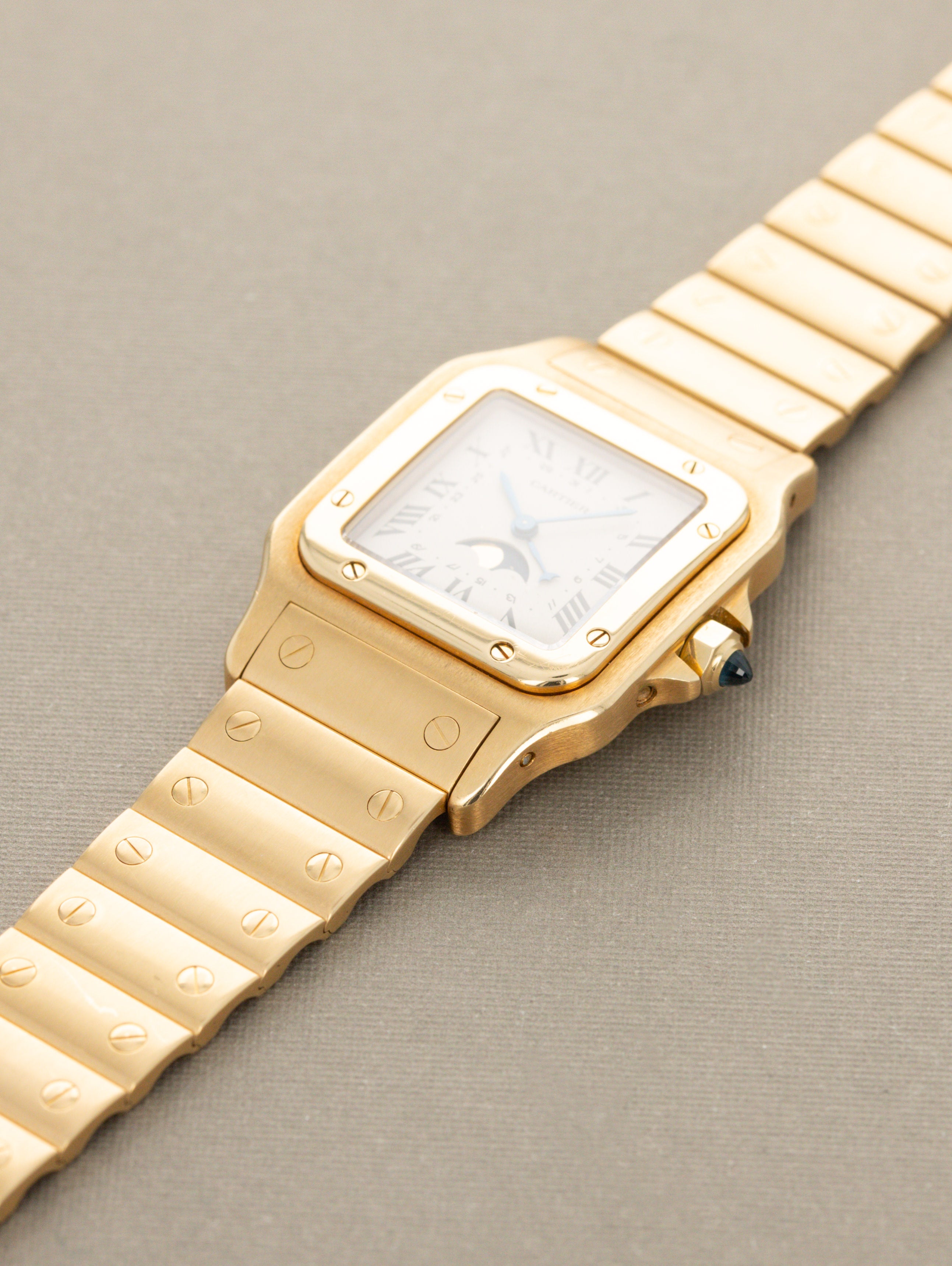 Cartier Santos Galbée Ref. 819901 - 'Moonphase' w/ Box