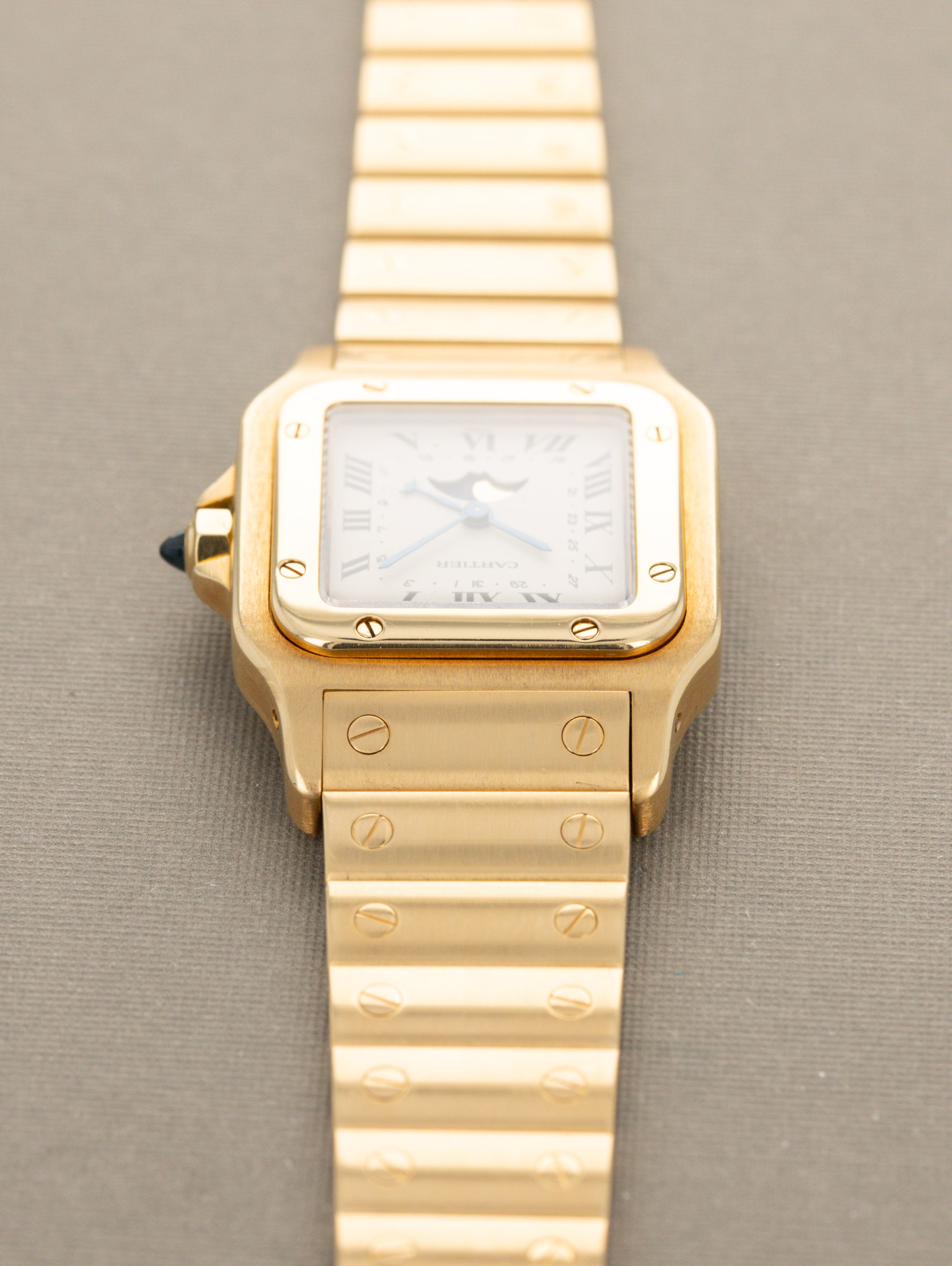 Cartier Santos Galbée Ref. 819901 - 'Moonphase' w/ Box