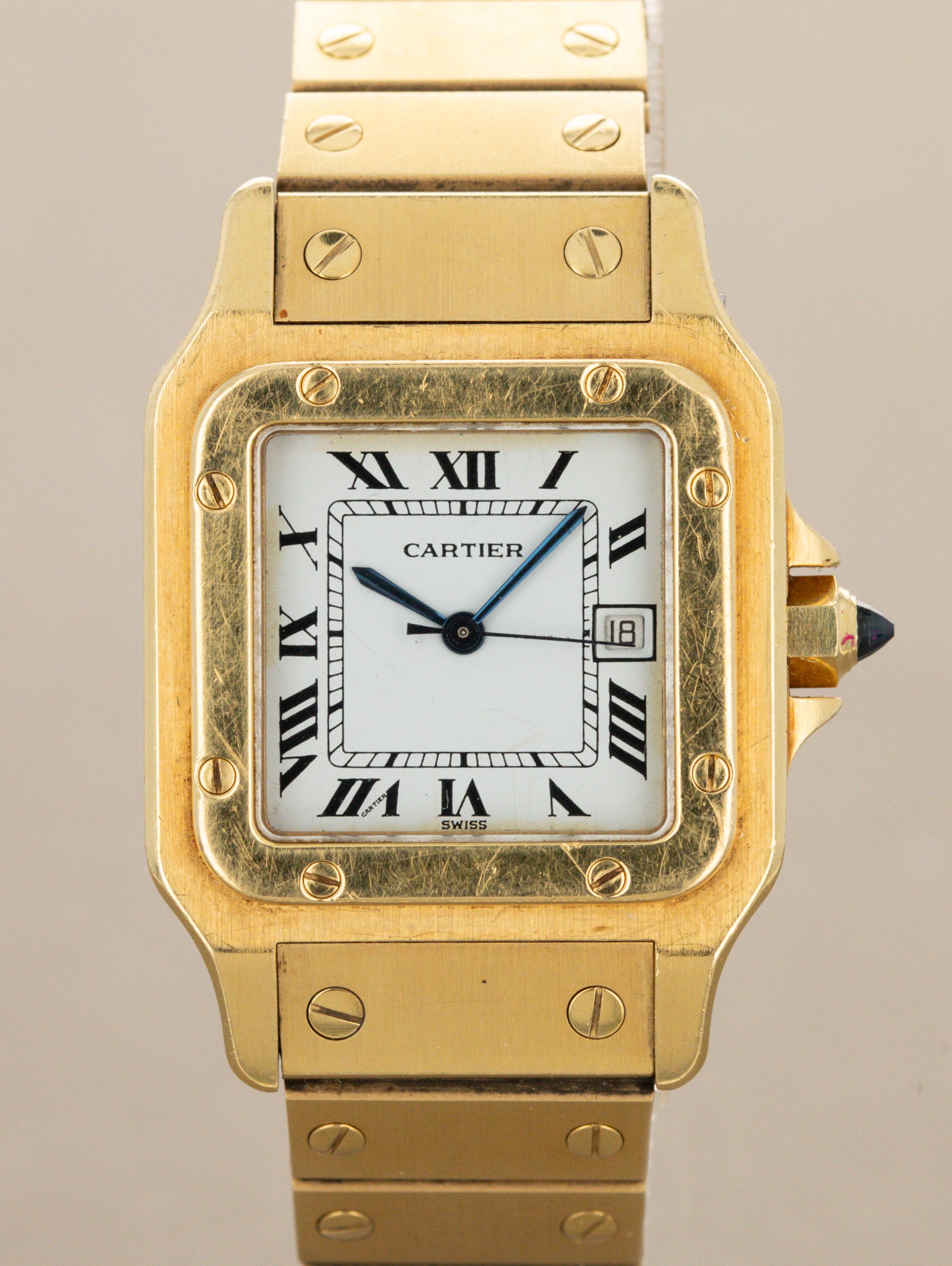 Cartier Santos Carrée Ref. 2964 - 'Midsize' Unpolished