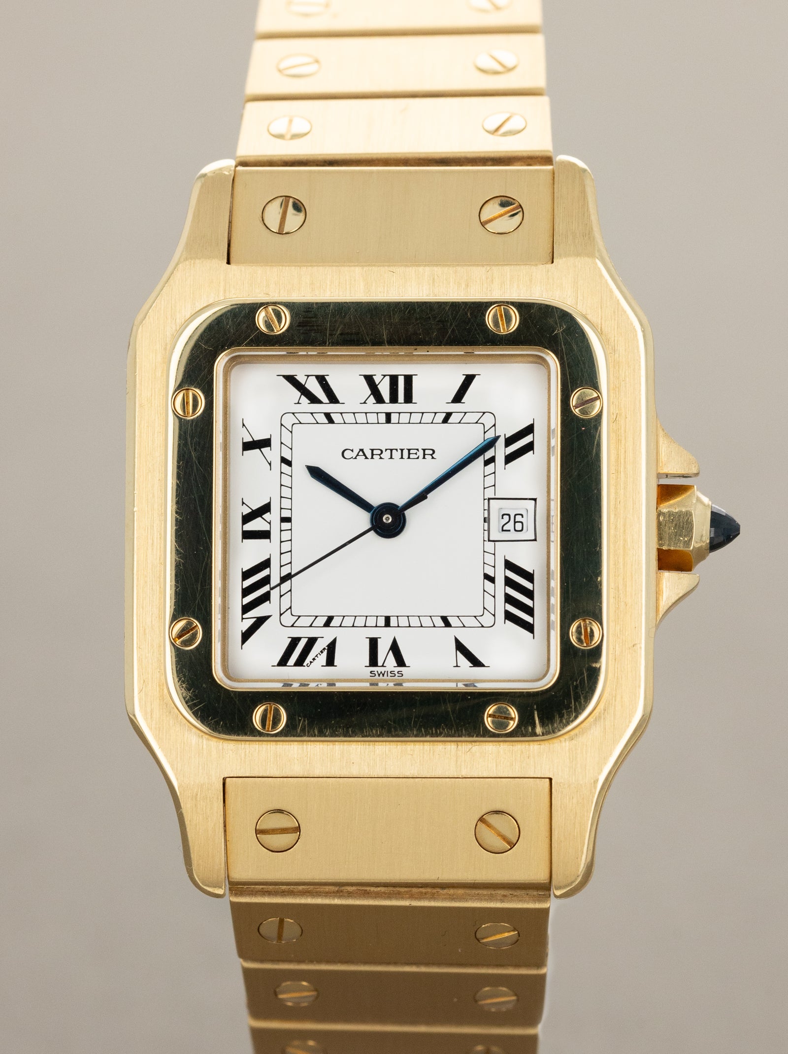 Cartier Santos Carrée Ref. 2960 - 'Massif' Unpolished