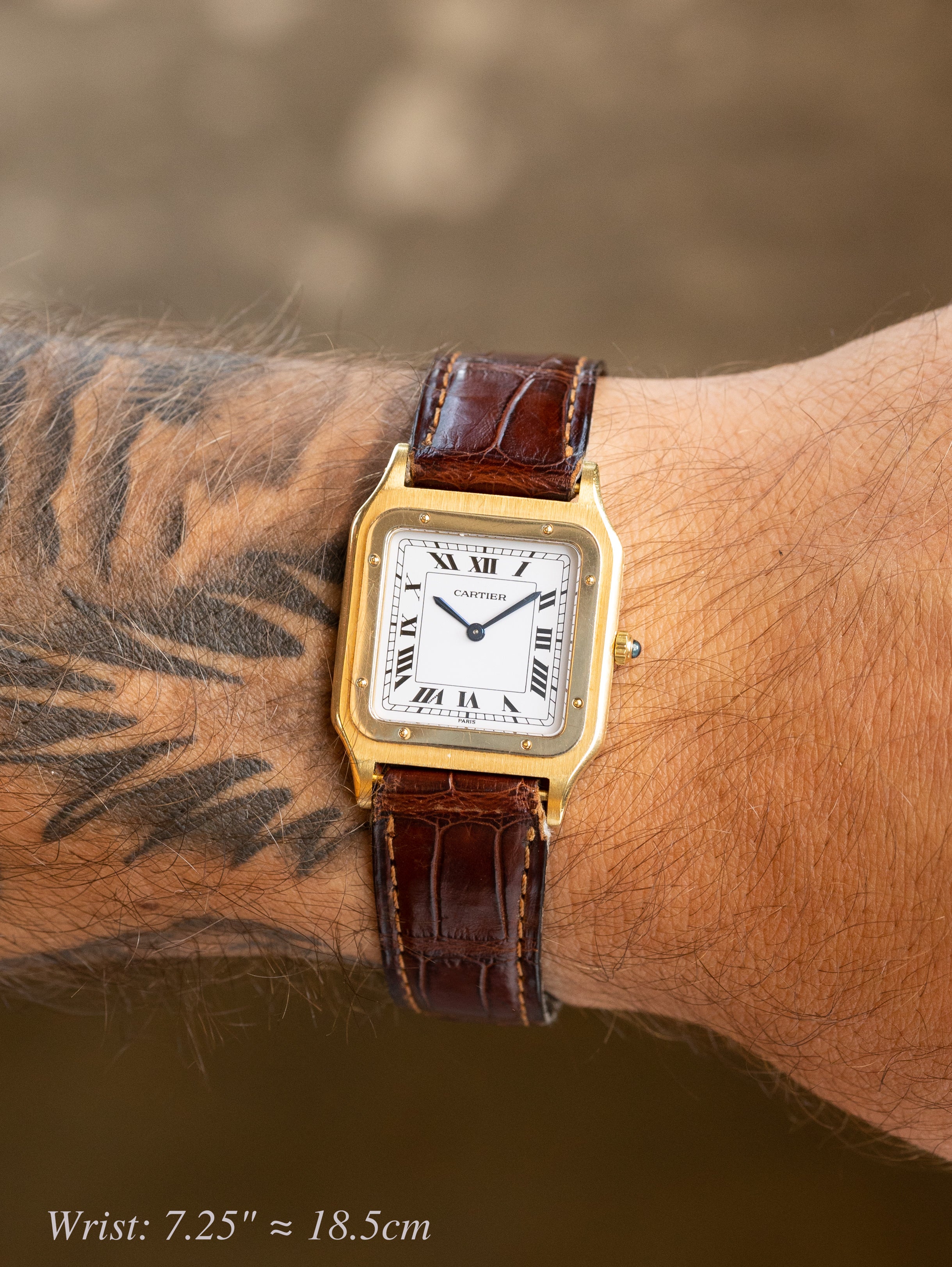 Cartier Santos Dumont Extra-Plate Ref. 96061 - 'Deux Ors'