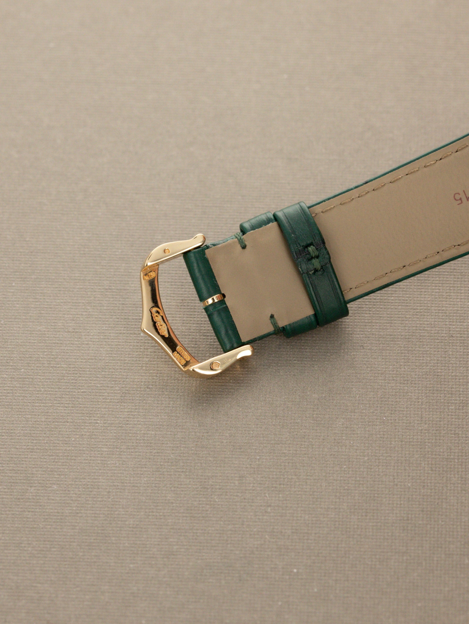 Cartier Tank Louis Ref. WGTA0191 - Green Dial W/ Box & Card