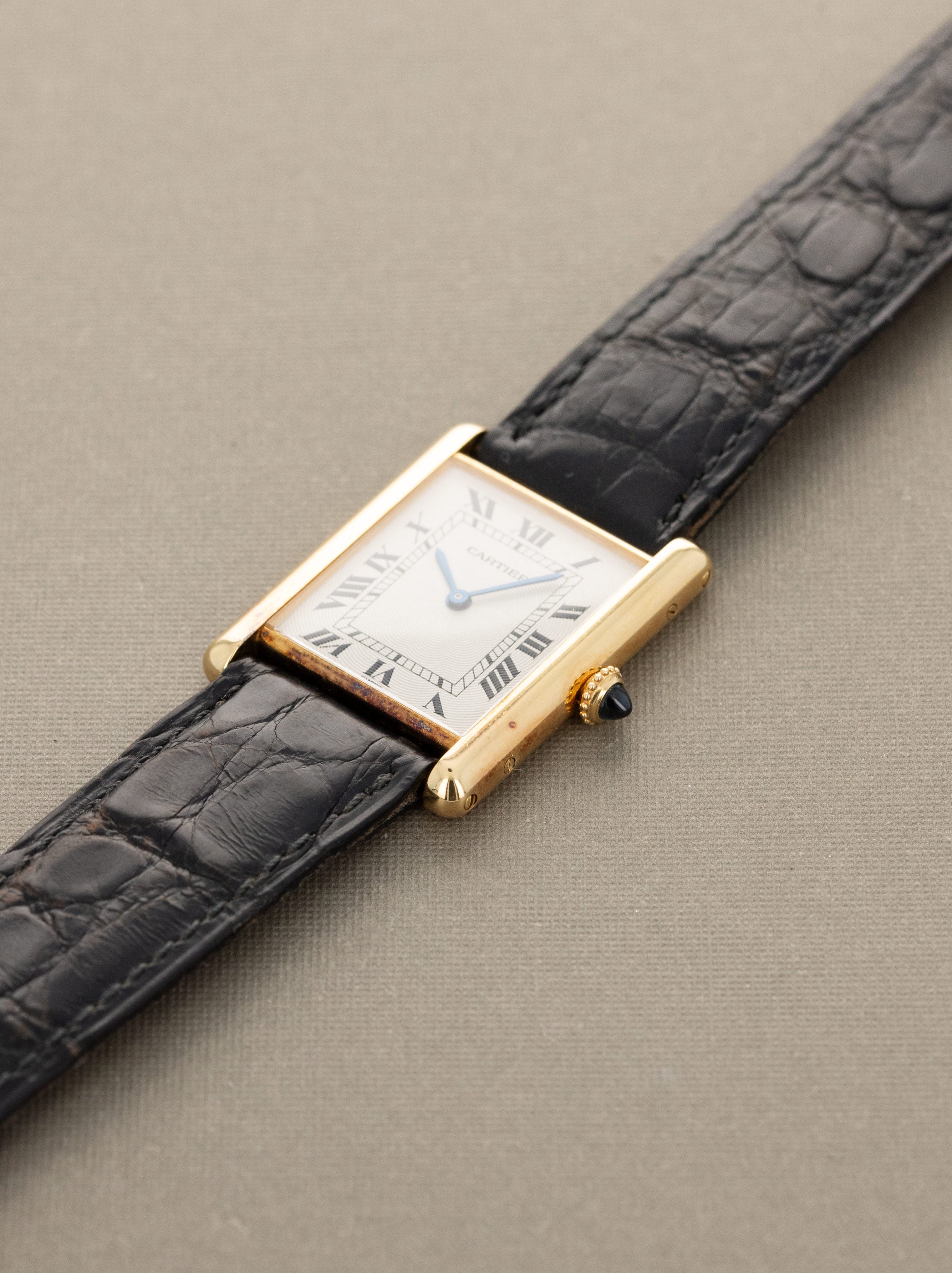 Cartier Tank Louis Ref. 96065 'Extra Plate' - Silver 'Guilloché Dial